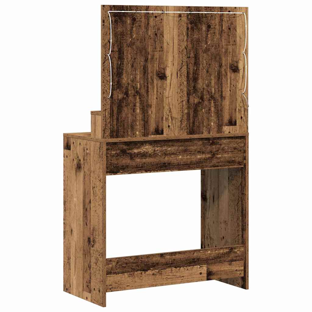 Klædeskab Gammelt træ 75,5 x 41 x 135 cm Konstrueret træ