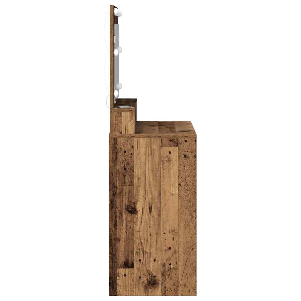 Klædeskab Gammelt træ 75,5 x 41 x 135 cm Konstrueret træ