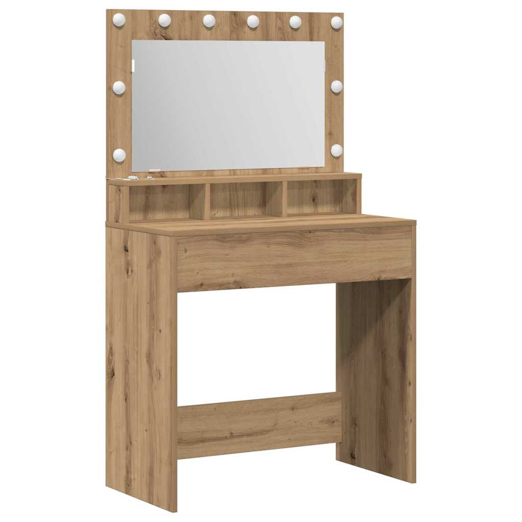 Klædeskab Artisan Egetræ 75,5 x 41 x 135 cm Konstrueret træ
