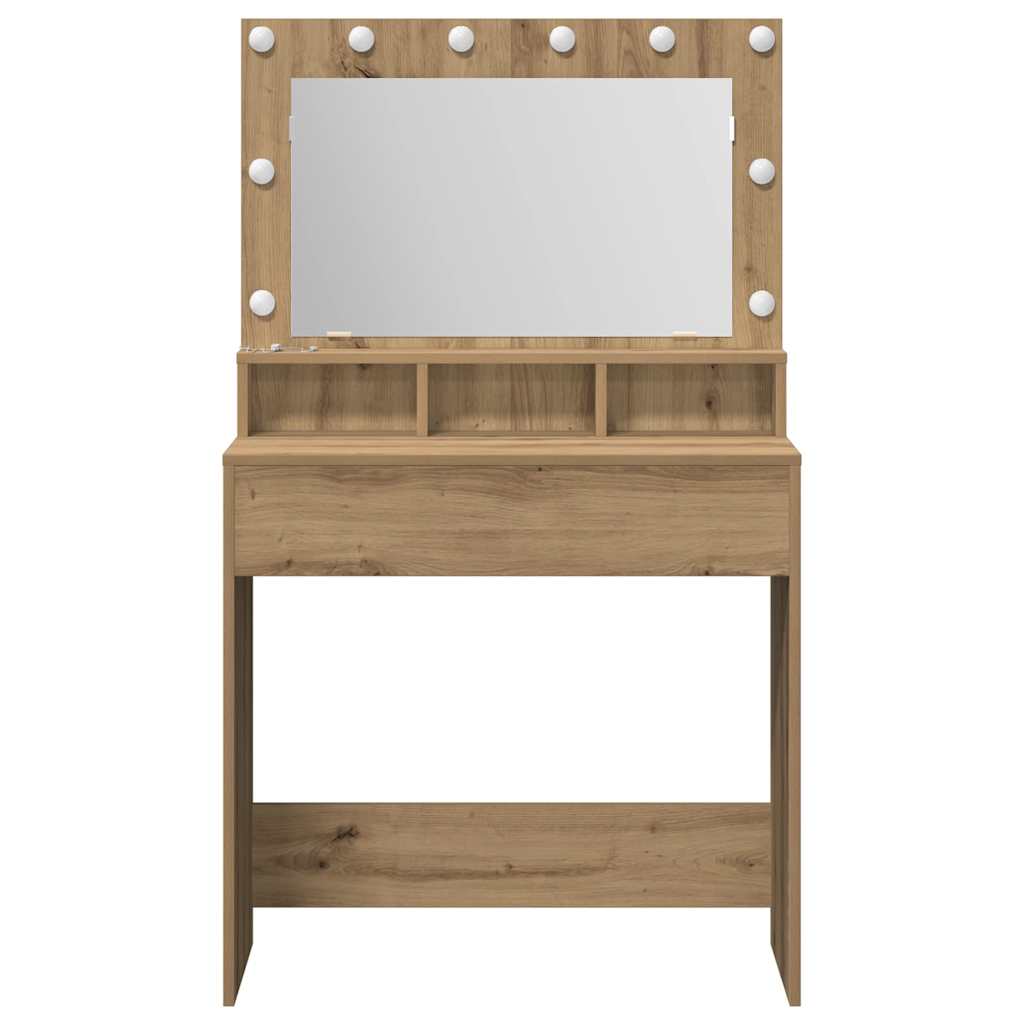 Klædeskab Artisan Egetræ 75,5 x 41 x 135 cm Konstrueret træ