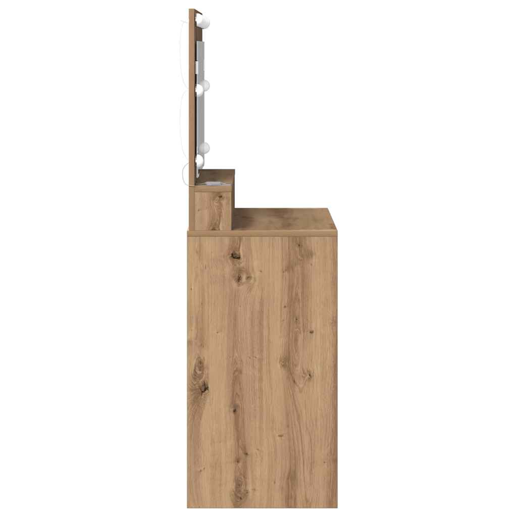 Klædeskab Artisan Egetræ 75,5 x 41 x 135 cm Konstrueret træ