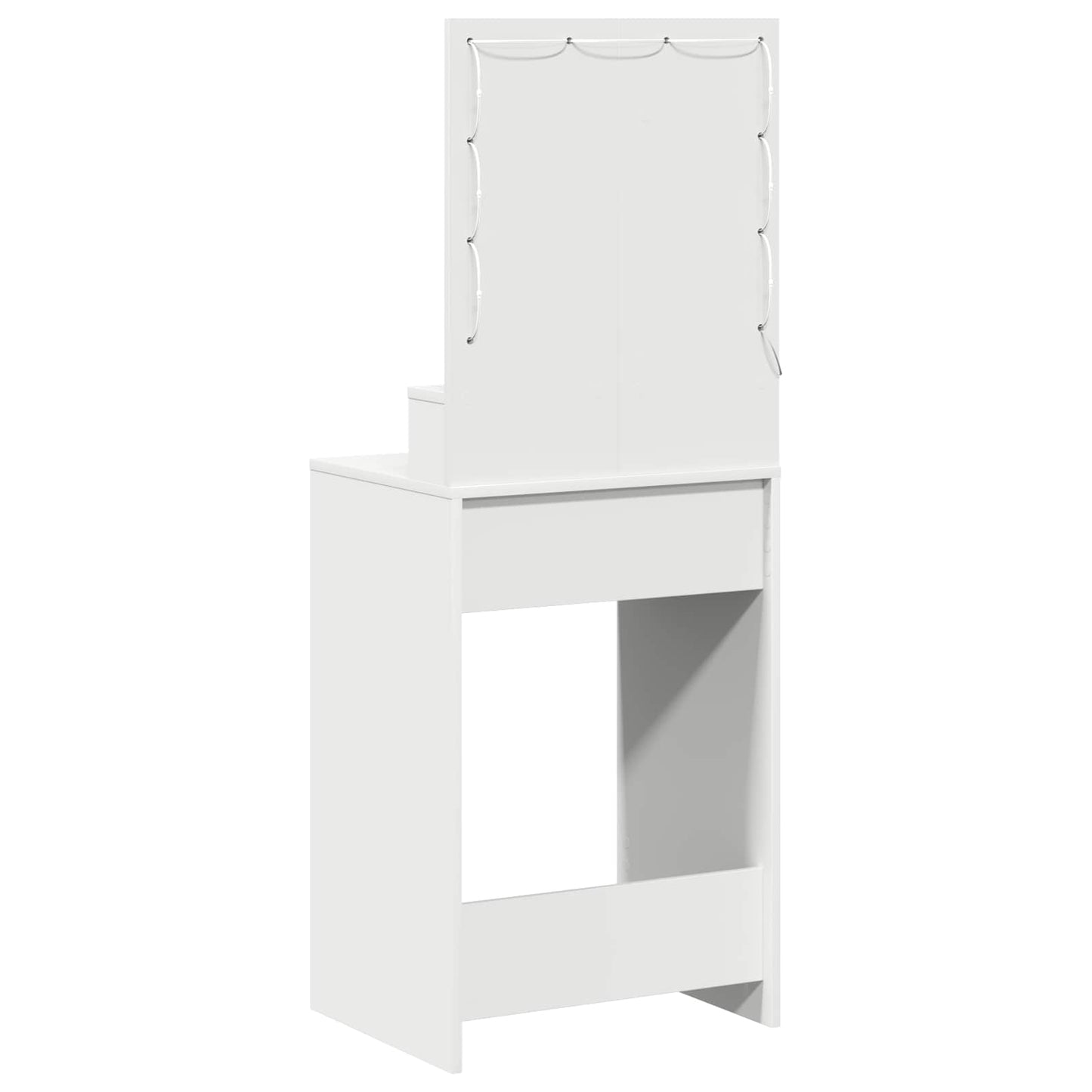 Klædeskab Hvid 50 x 41 x 135 cm Konstrueret træ