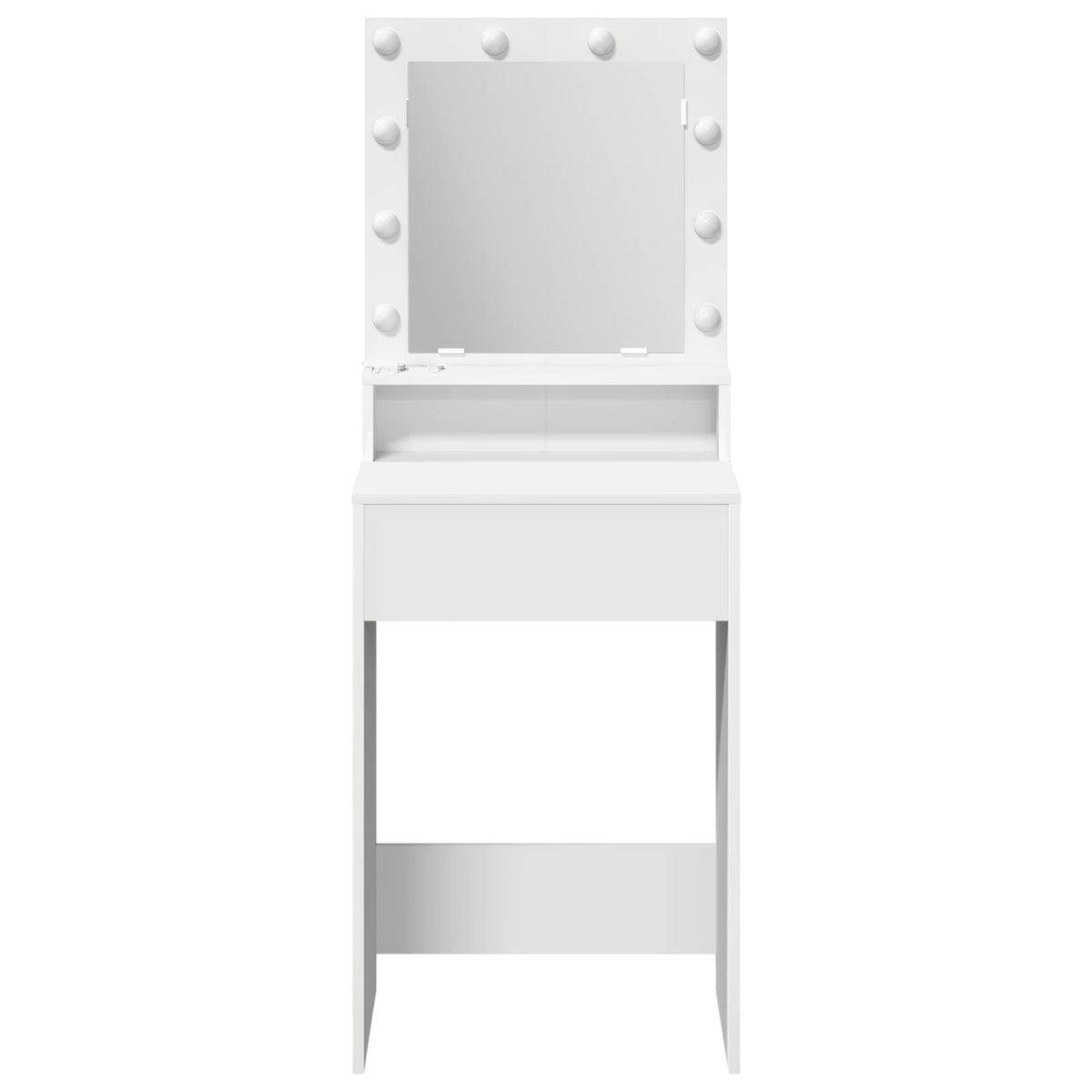 Klædeskab Hvid 50 x 41 x 135 cm Konstrueret træ