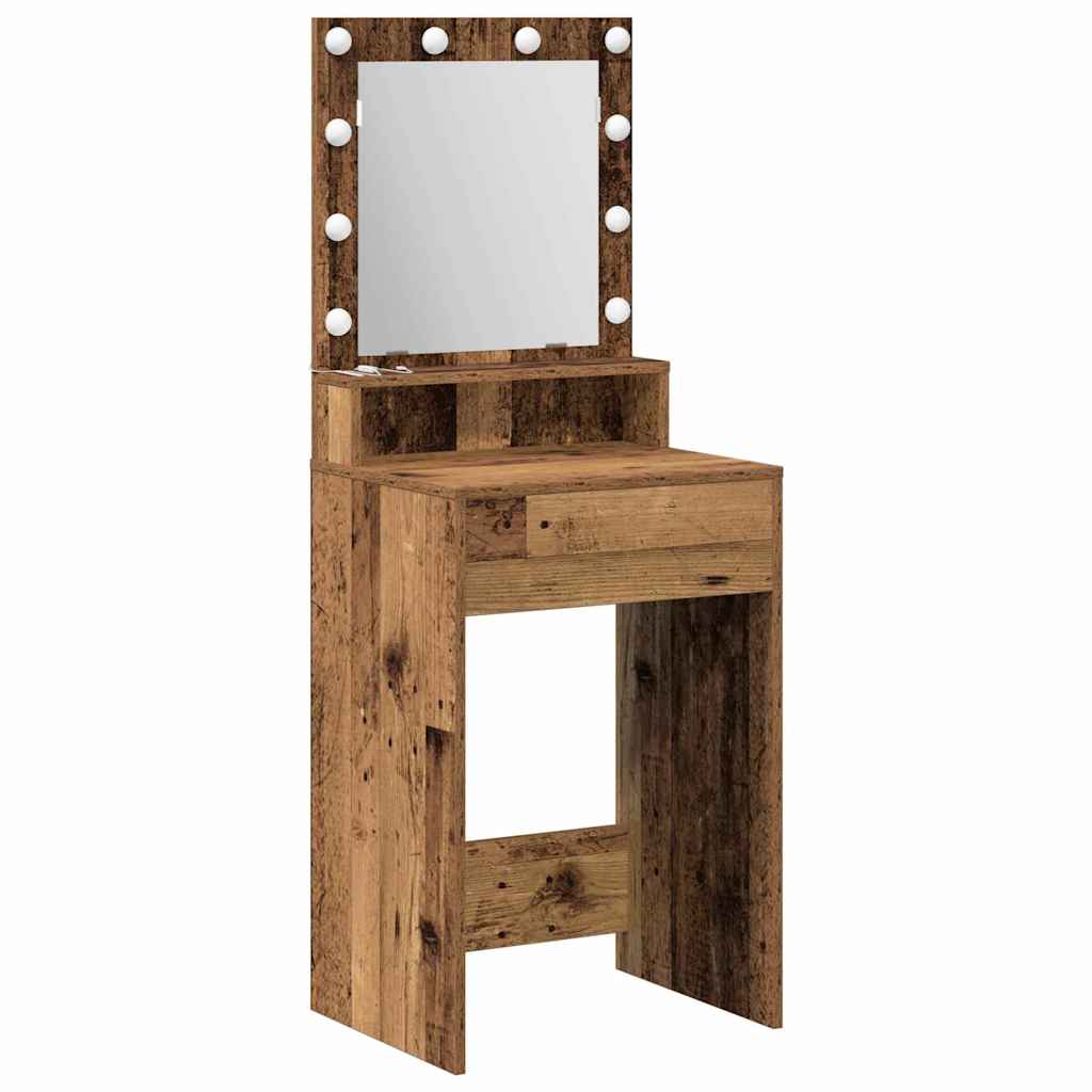 Klædeskab Gammelt træ 50 x 41 x 135 cm Konstrueret træ