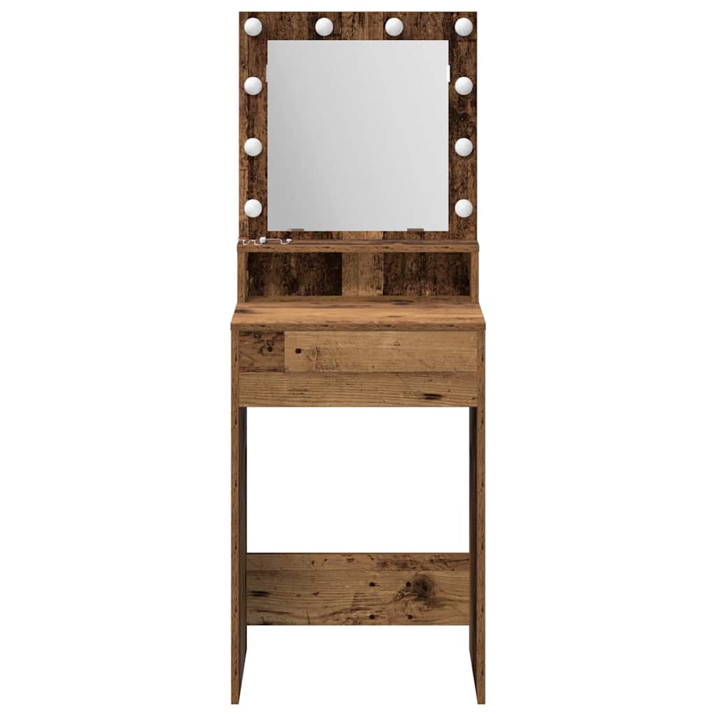 Klædeskab Gammelt træ 50 x 41 x 135 cm Konstrueret træ