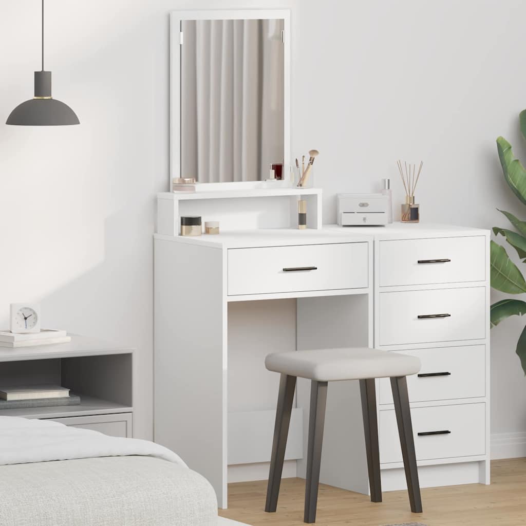 Klædeskab Hvid 50 x 41 x 140 cm Konstrueret træ