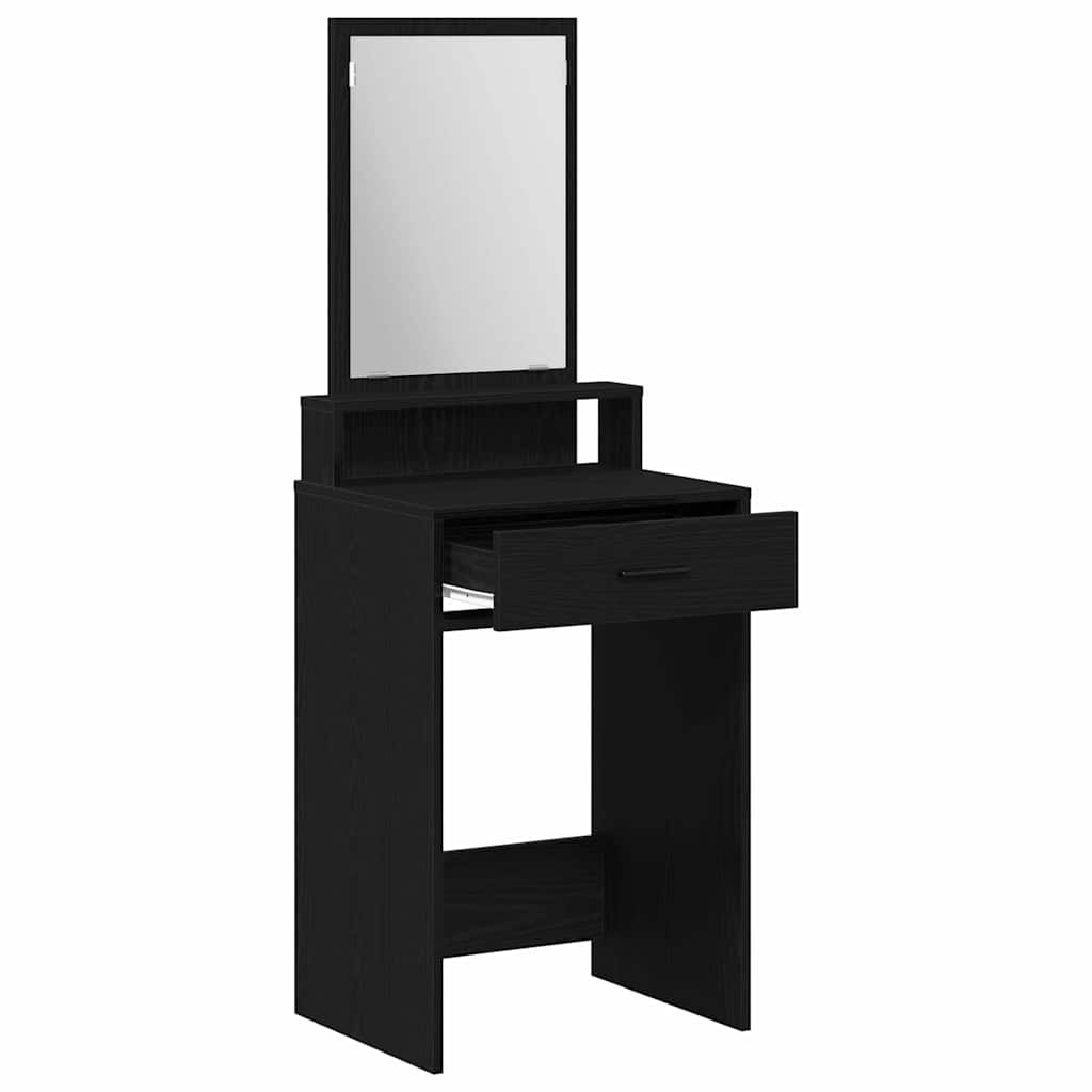 Klædeskab Sort eg 50 x 41 x 140 cm Konstrueret træ