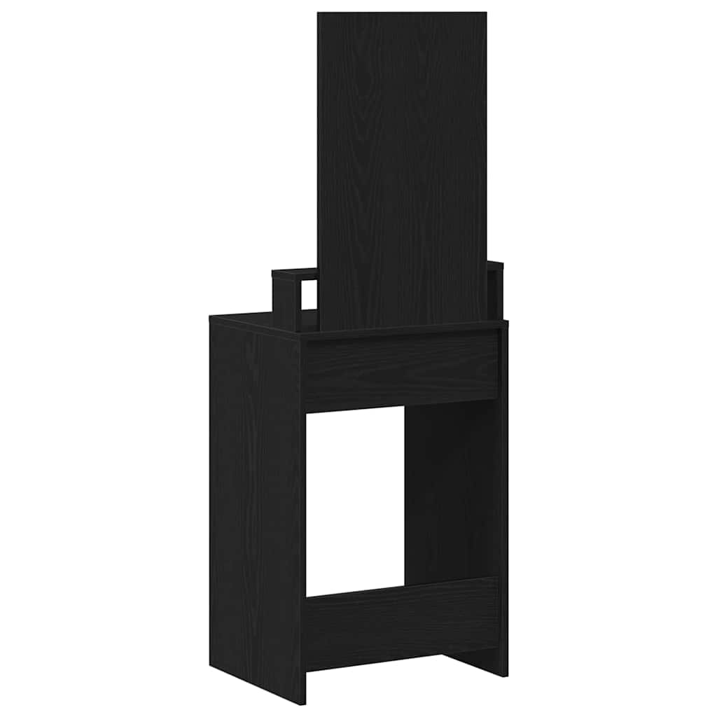 Klædeskab Sort eg 50 x 41 x 140 cm Konstrueret træ