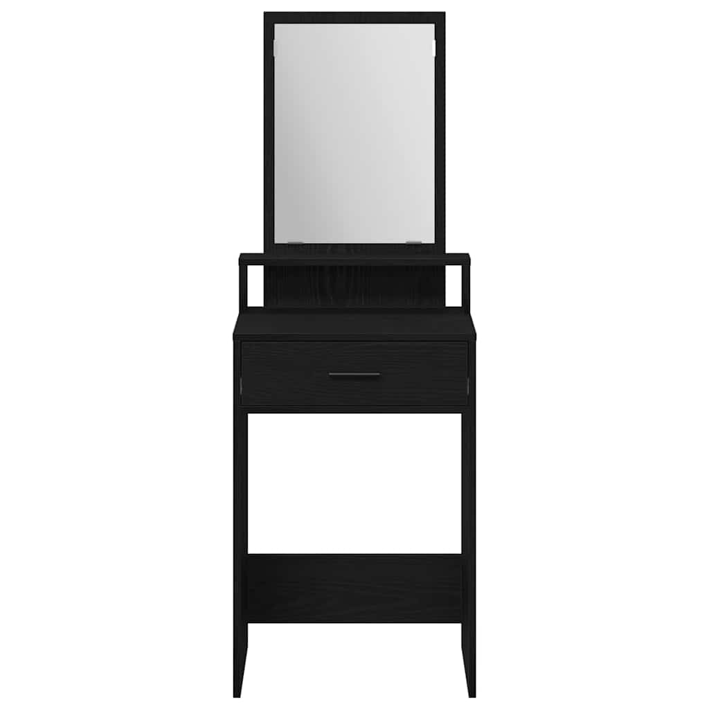 Klædeskab Sort eg 50 x 41 x 140 cm Konstrueret træ