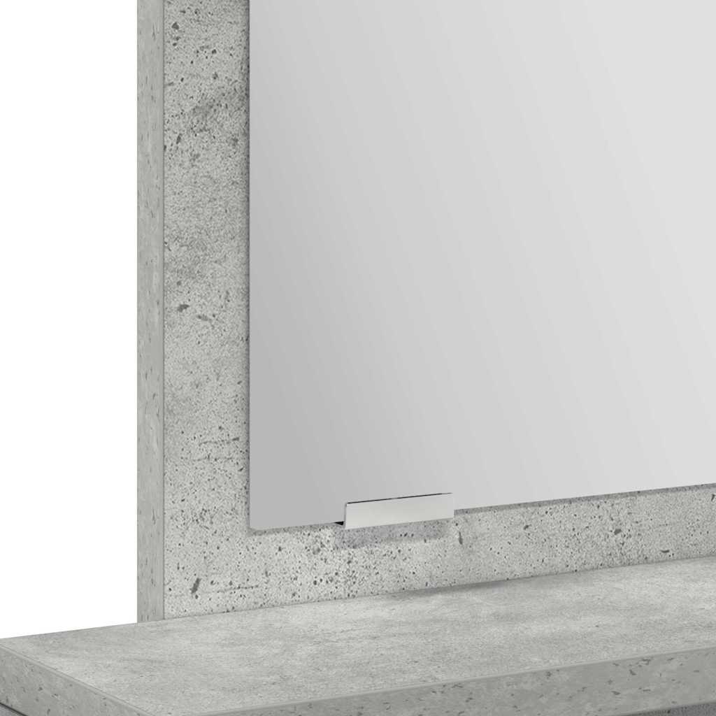 Klædeskab Beton Grå 50 x 41 x 140 cm Konstrueret træ