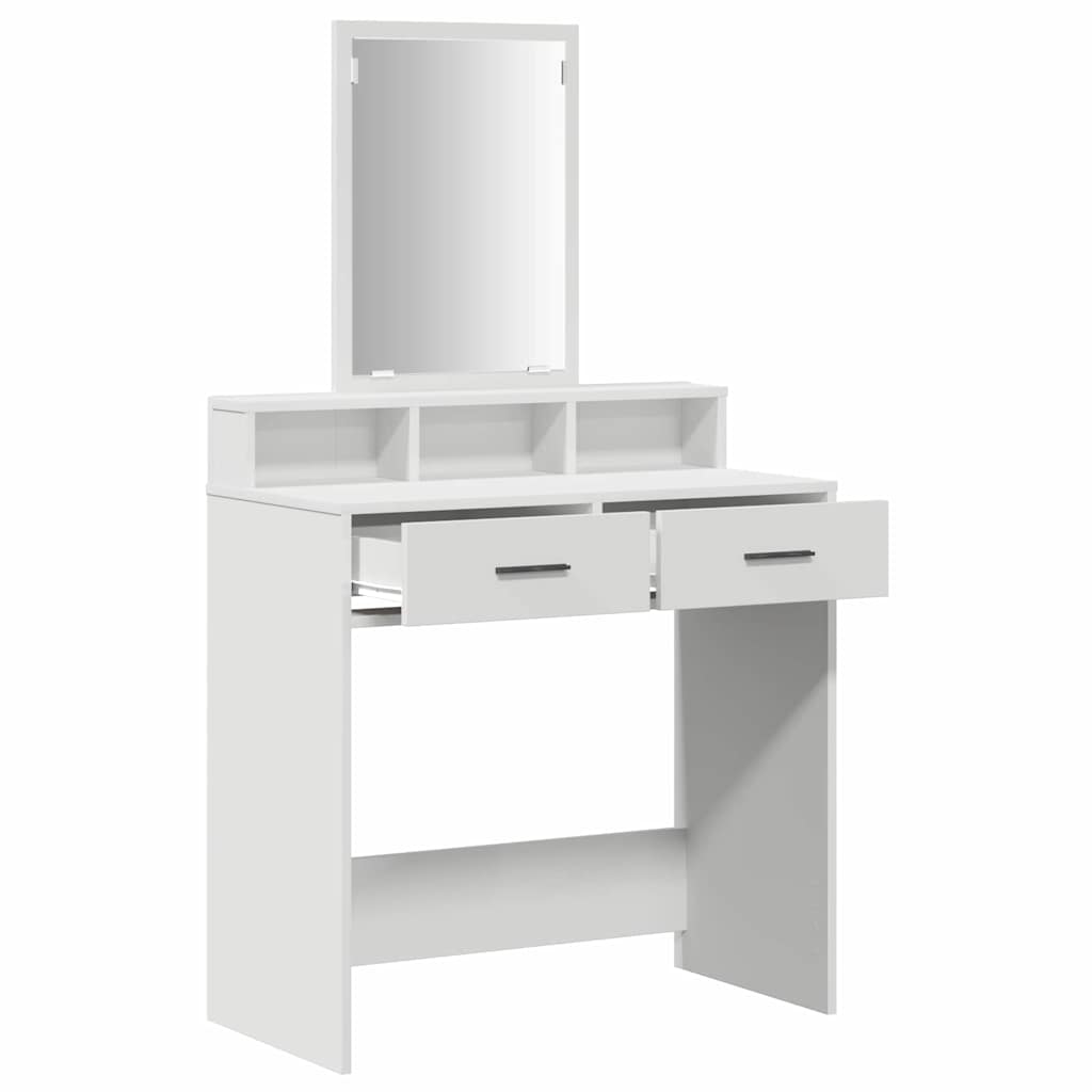 Klædeskab Hvid 79 x 41 x 140 cm Konstrueret træ