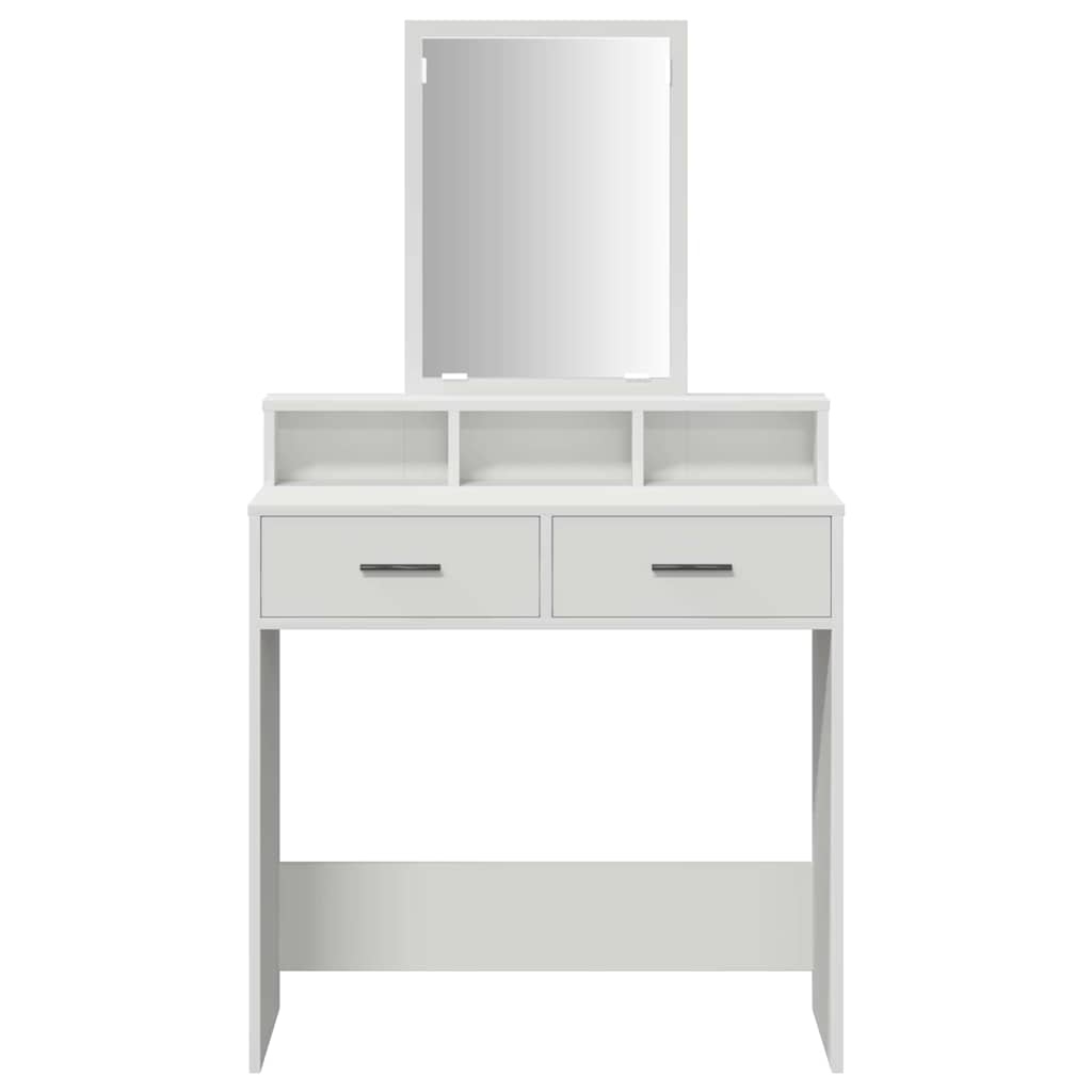 Klædeskab Hvid 79 x 41 x 140 cm Konstrueret træ