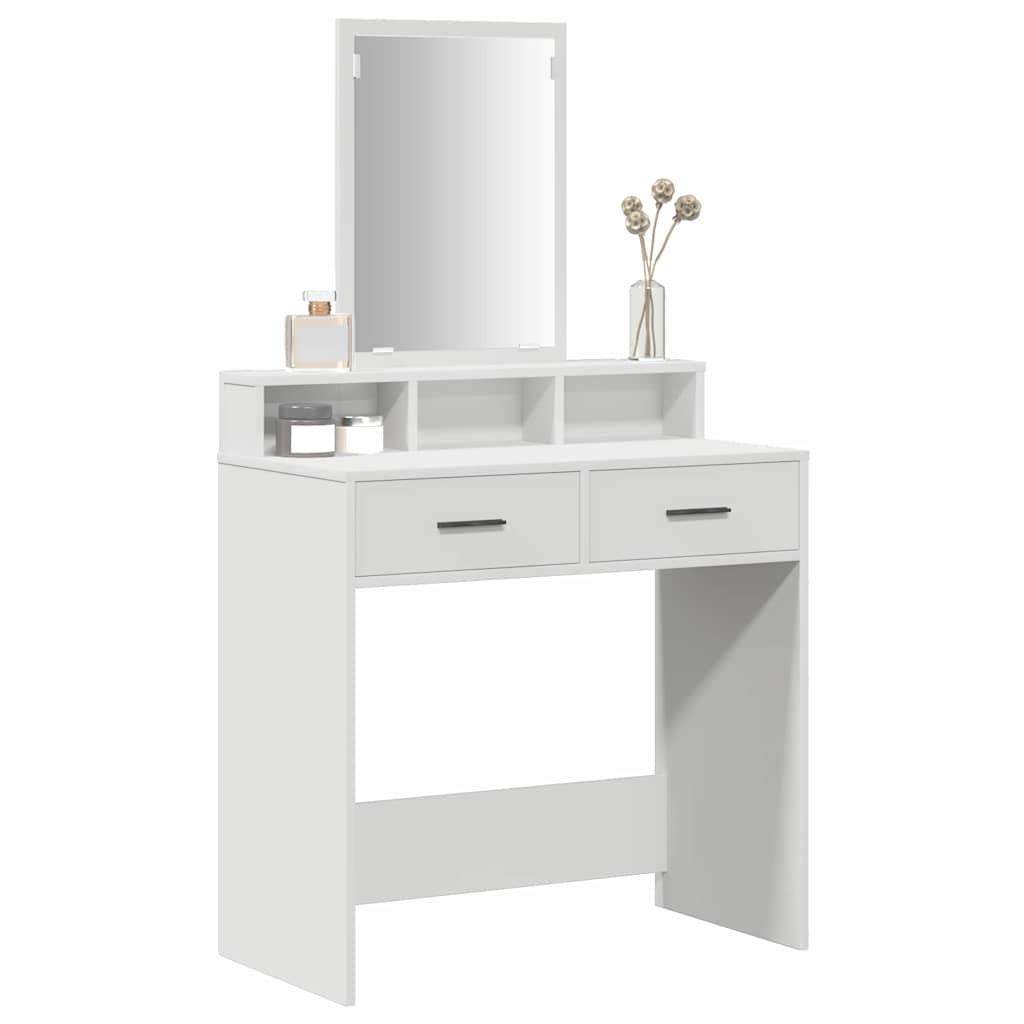Klædeskab Hvid 79 x 41 x 140 cm Konstrueret træ