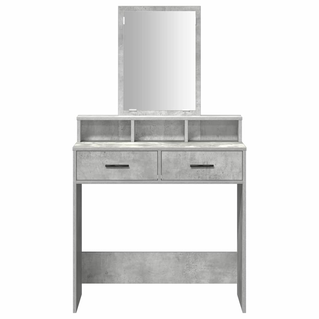Klædeskab Beton Grå 79 x 41 x 140 cm Konstrueret træ