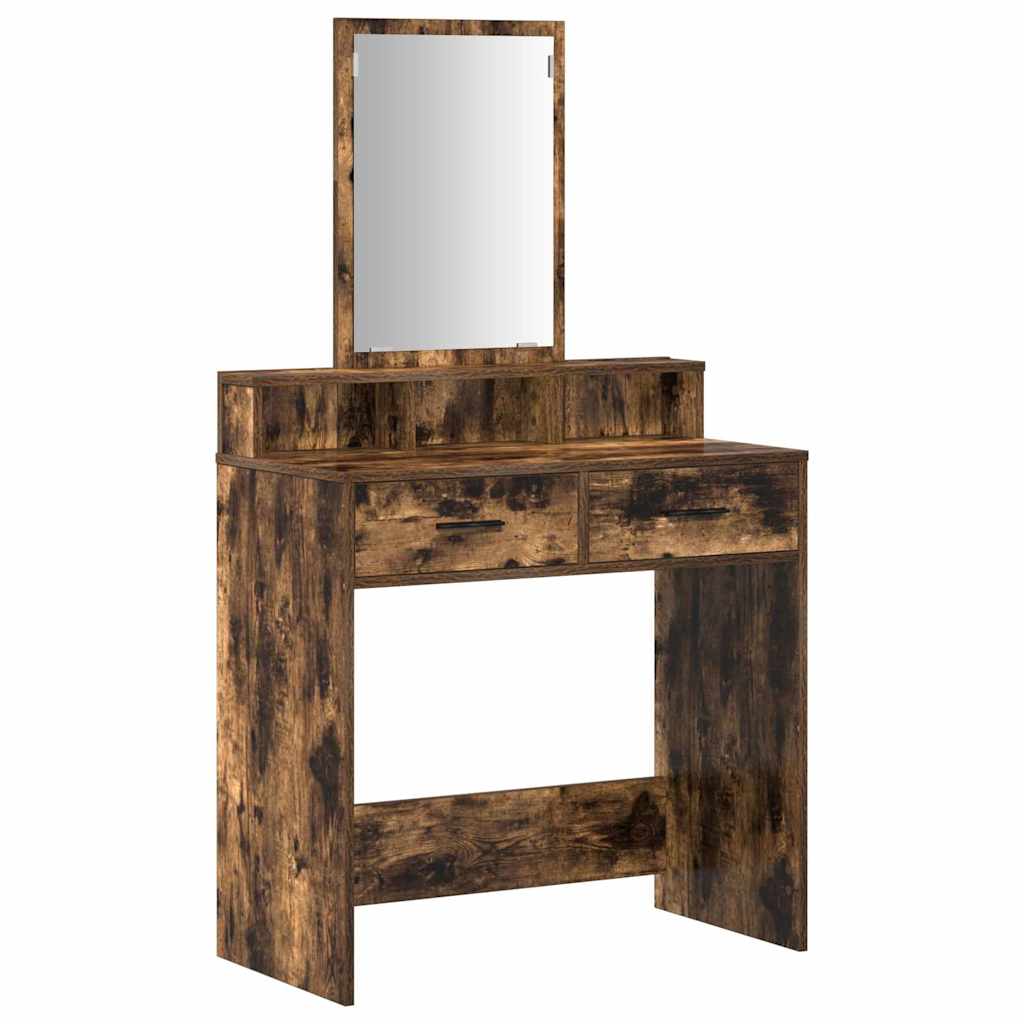 Klædeskab Røget eg 79 x 41 x 140 cm Konstrueret træ