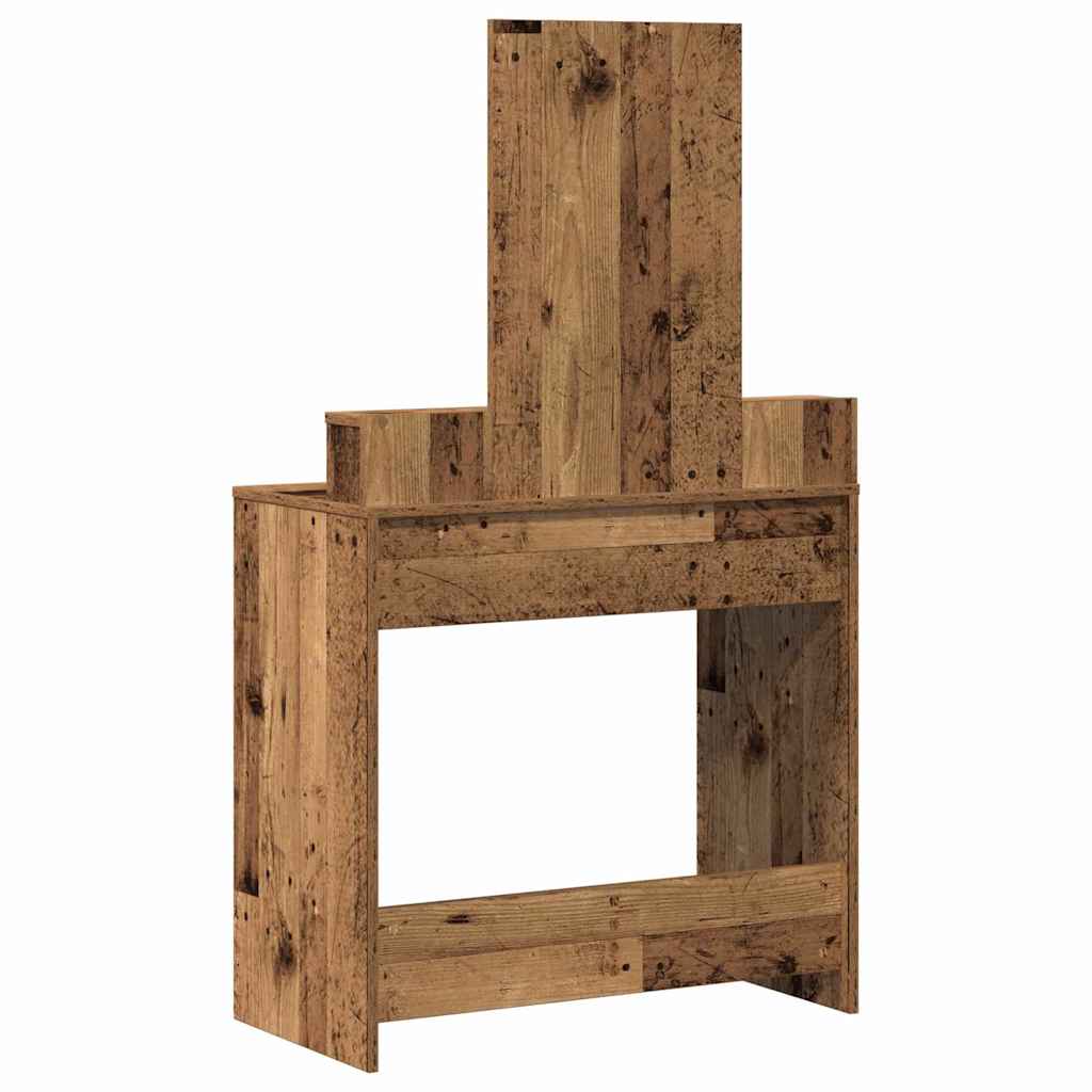 Klædeskab Gammelt træ 79 x 41 x 140 cm Konstrueret træ