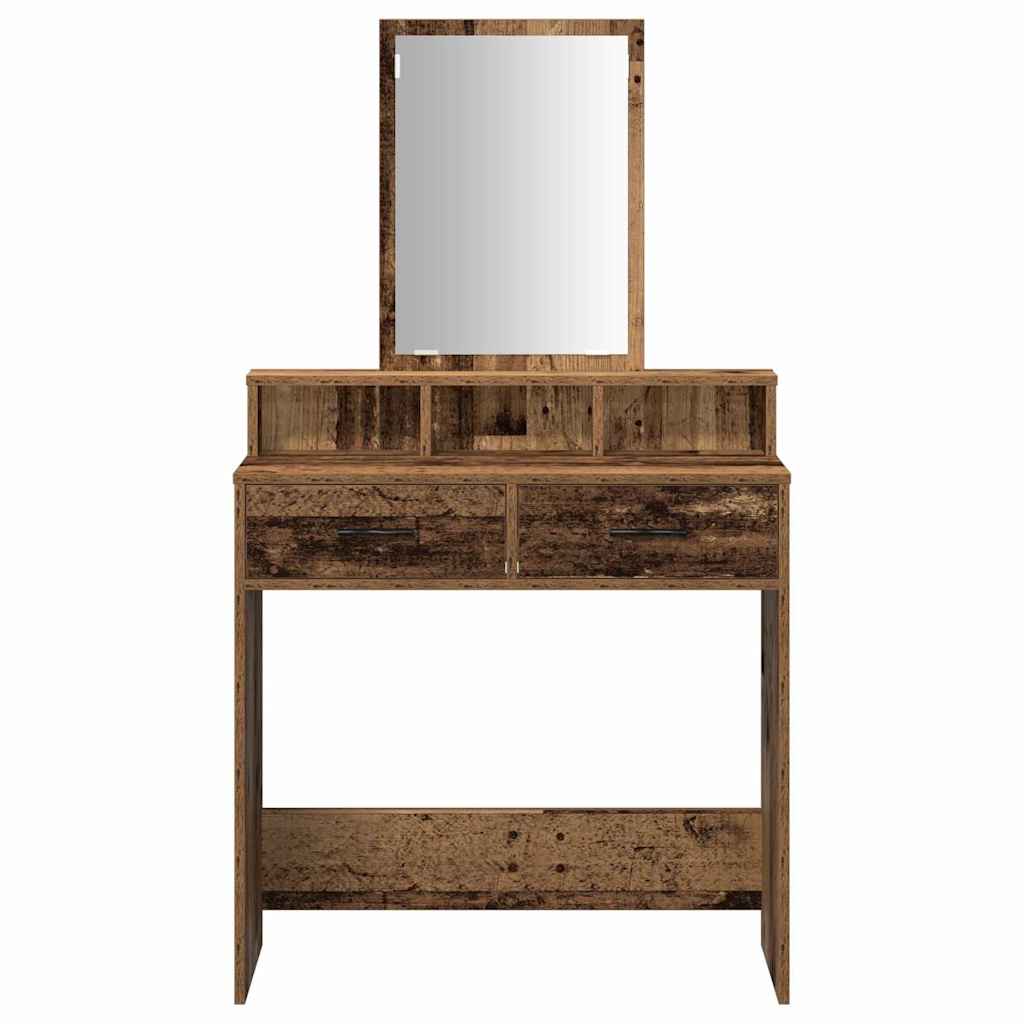 Klædeskab Gammelt træ 79 x 41 x 140 cm Konstrueret træ