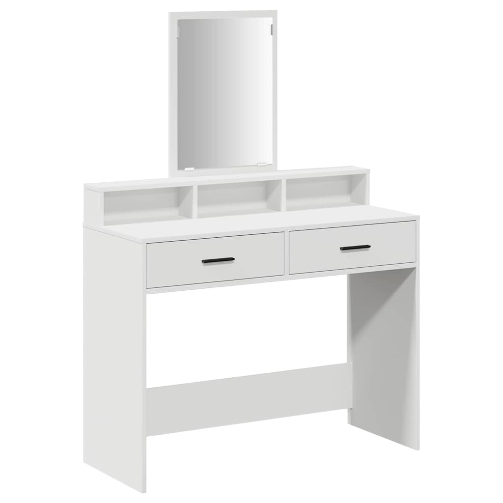 Klædeskab Hvid 100 x 41 x 140 cm Konstrueret træ