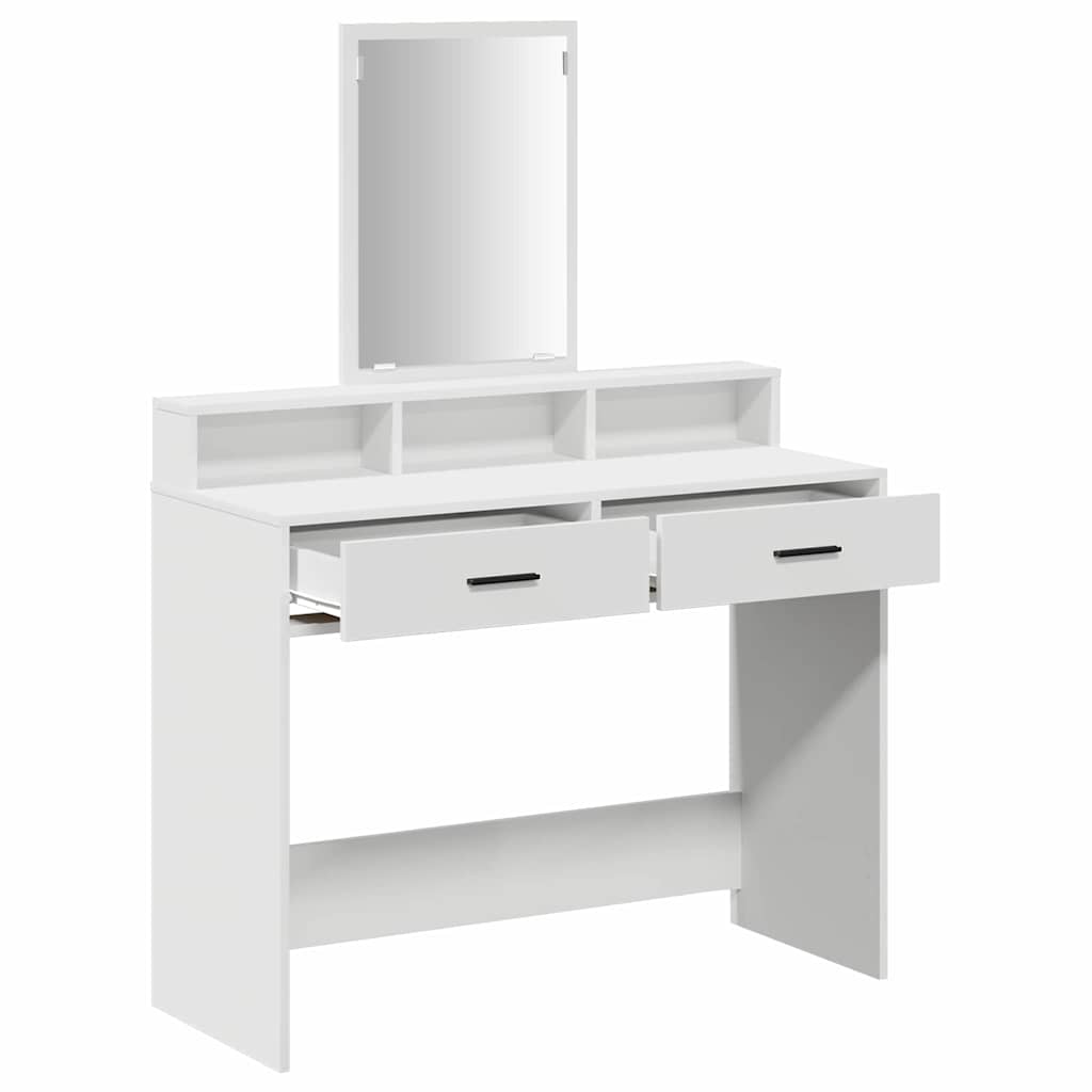 Klædeskab Hvid 100 x 41 x 140 cm Konstrueret træ