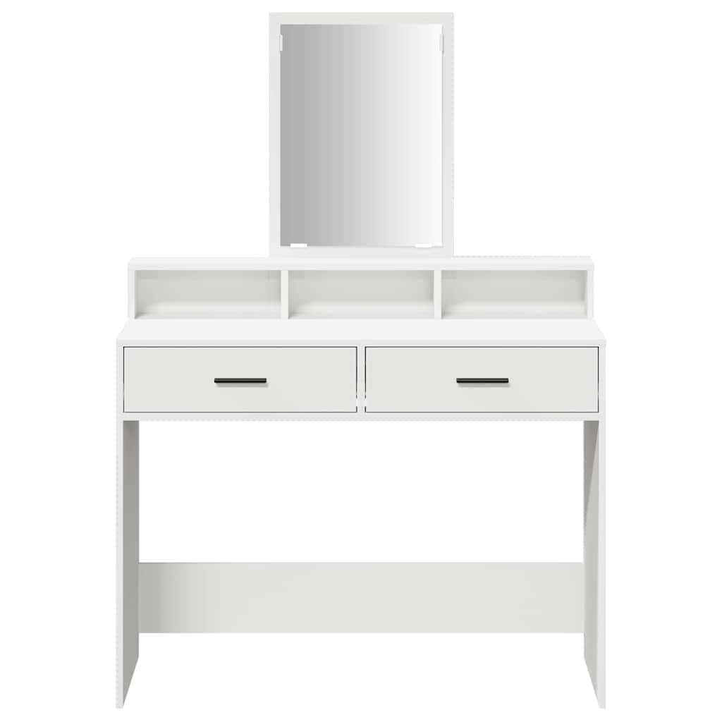 Klædeskab Hvid 100 x 41 x 140 cm Konstrueret træ