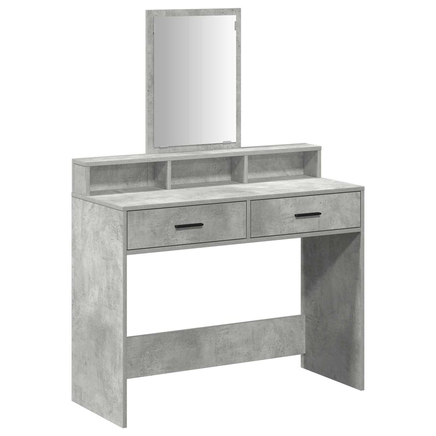 Klædeskab Beton Grå 100 x 41 x 140 cm Konstrueret træ