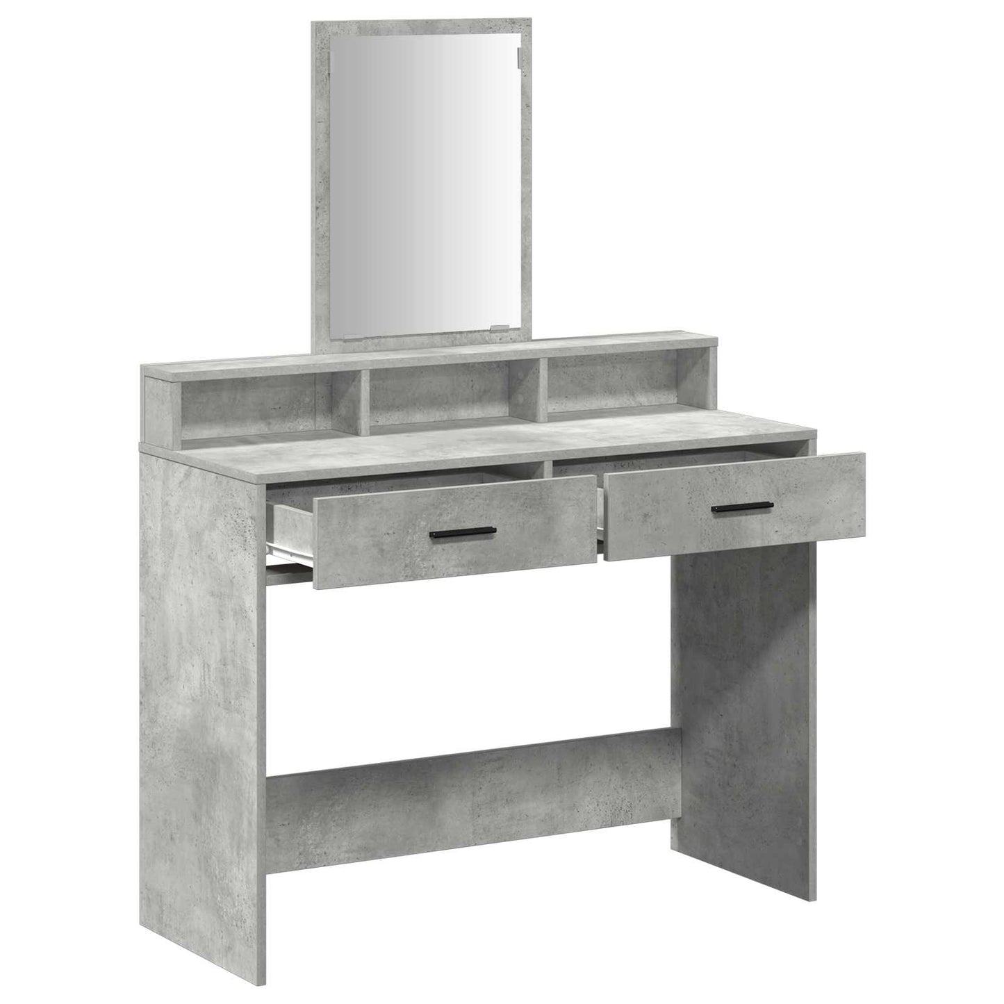 Klædeskab Beton Grå 100 x 41 x 140 cm Konstrueret træ