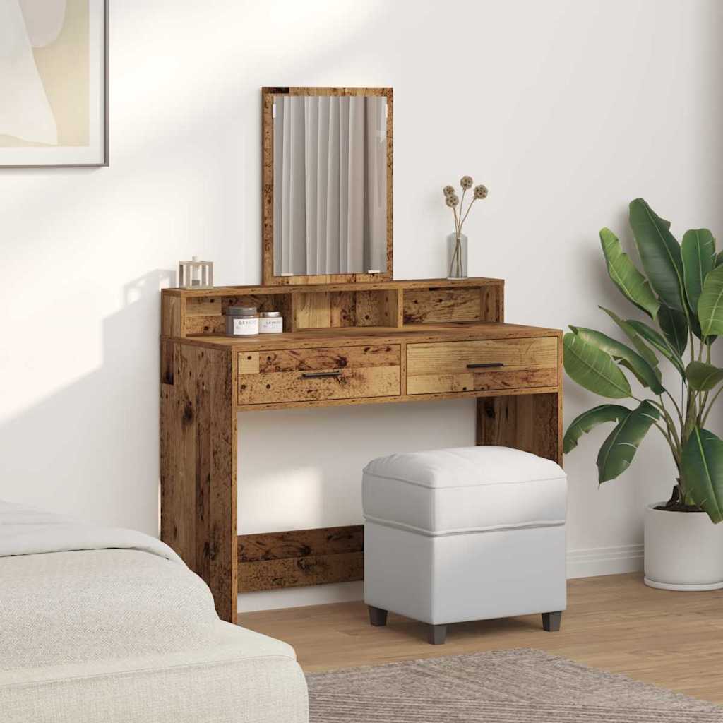 Klædeskab Gammelt træ 100 x 41 x 140 cm Konstrueret træ