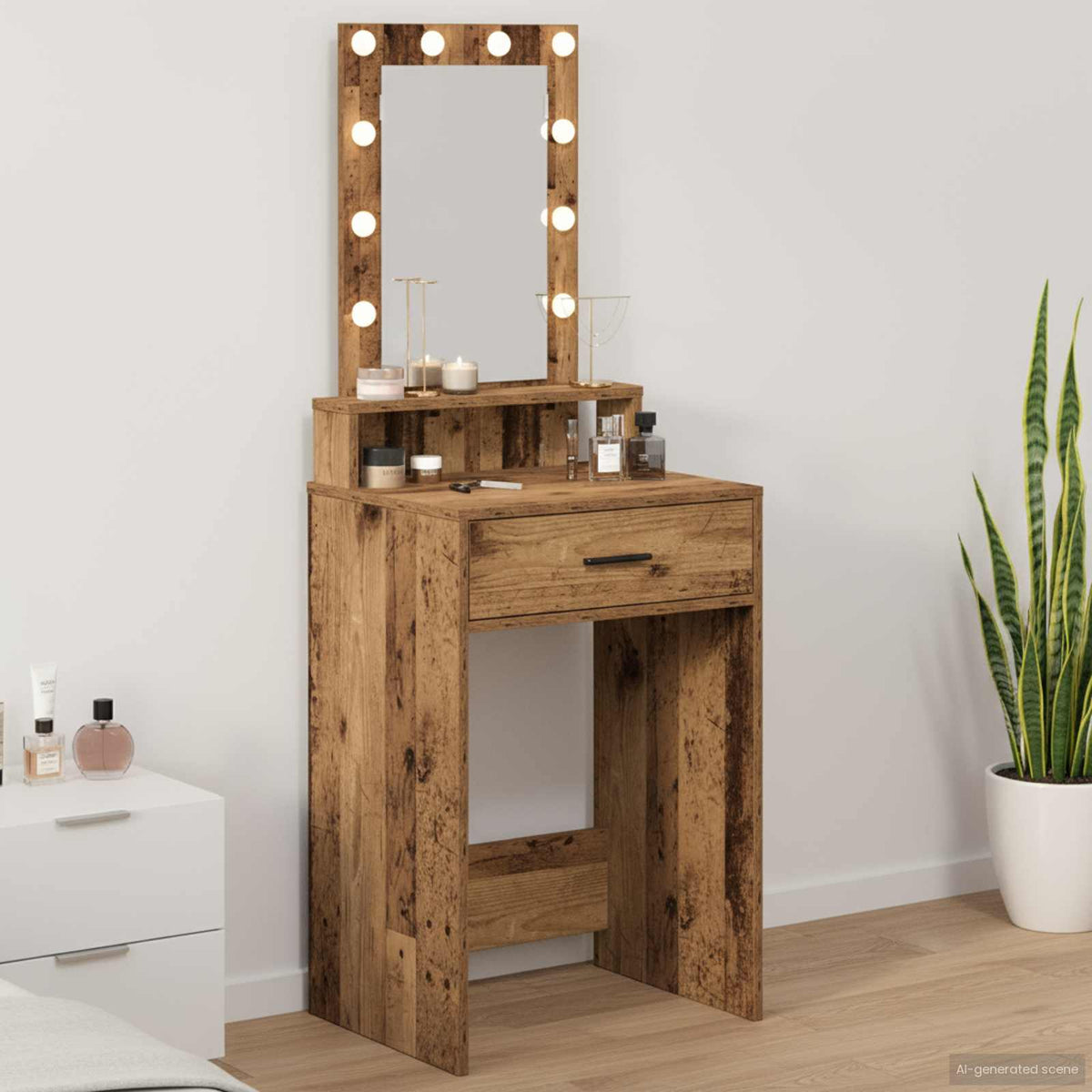 Klædeskab Brun 50 x 41 x 140 cm Konstrueret træ