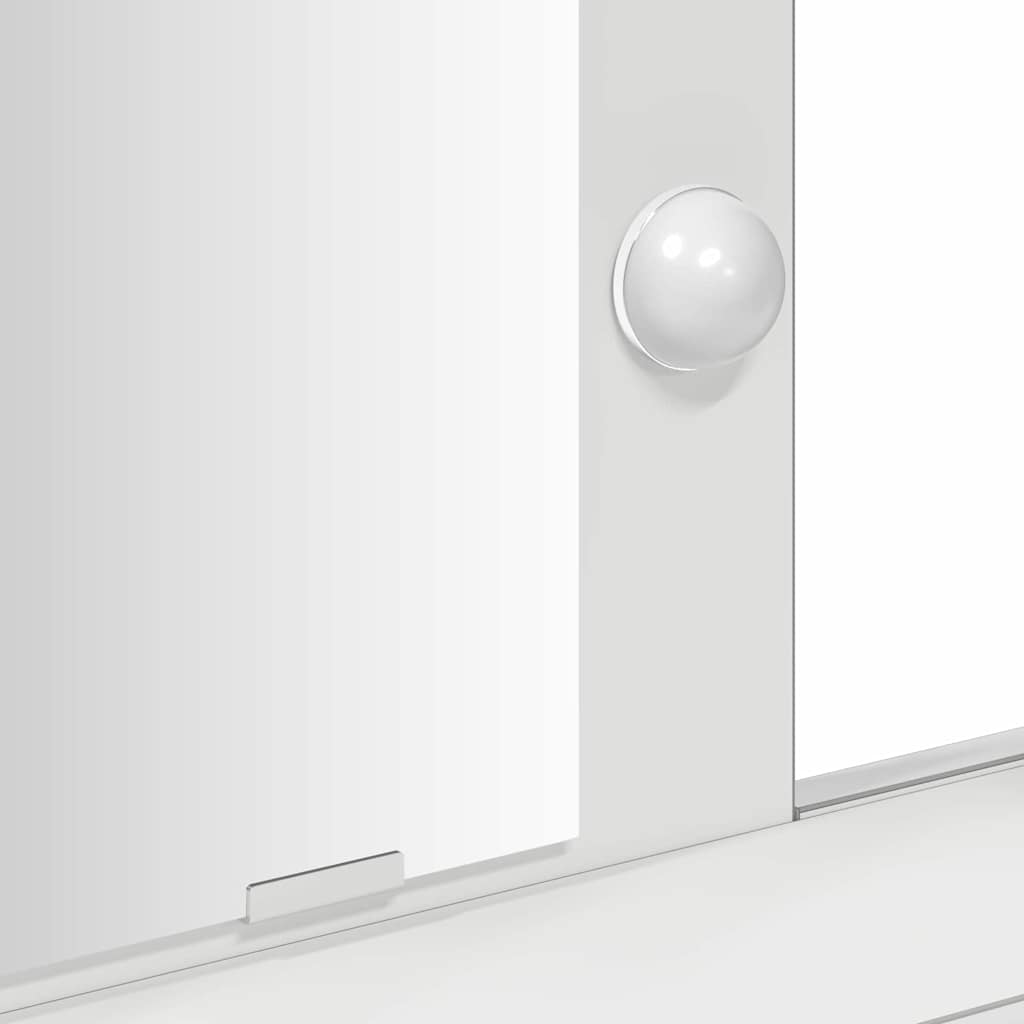 Klædeskab Hvid 100 x 41 x 140 cm Konstrueret træ
