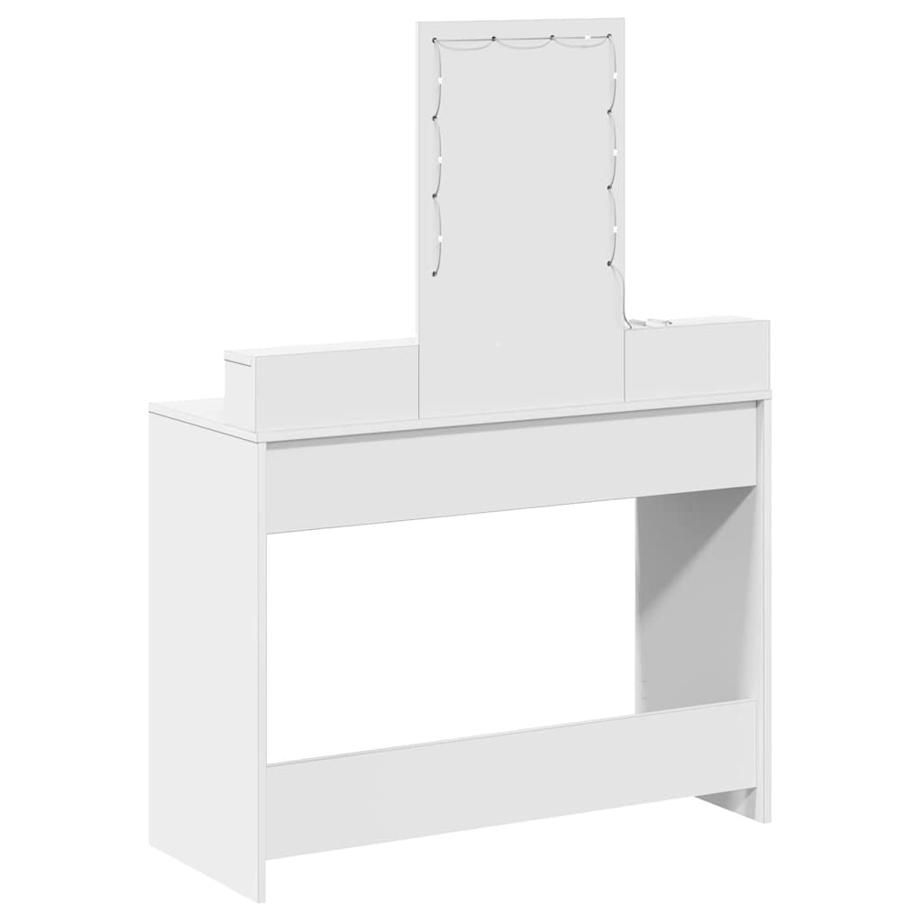 Klædeskab Hvid 100 x 41 x 140 cm Konstrueret træ