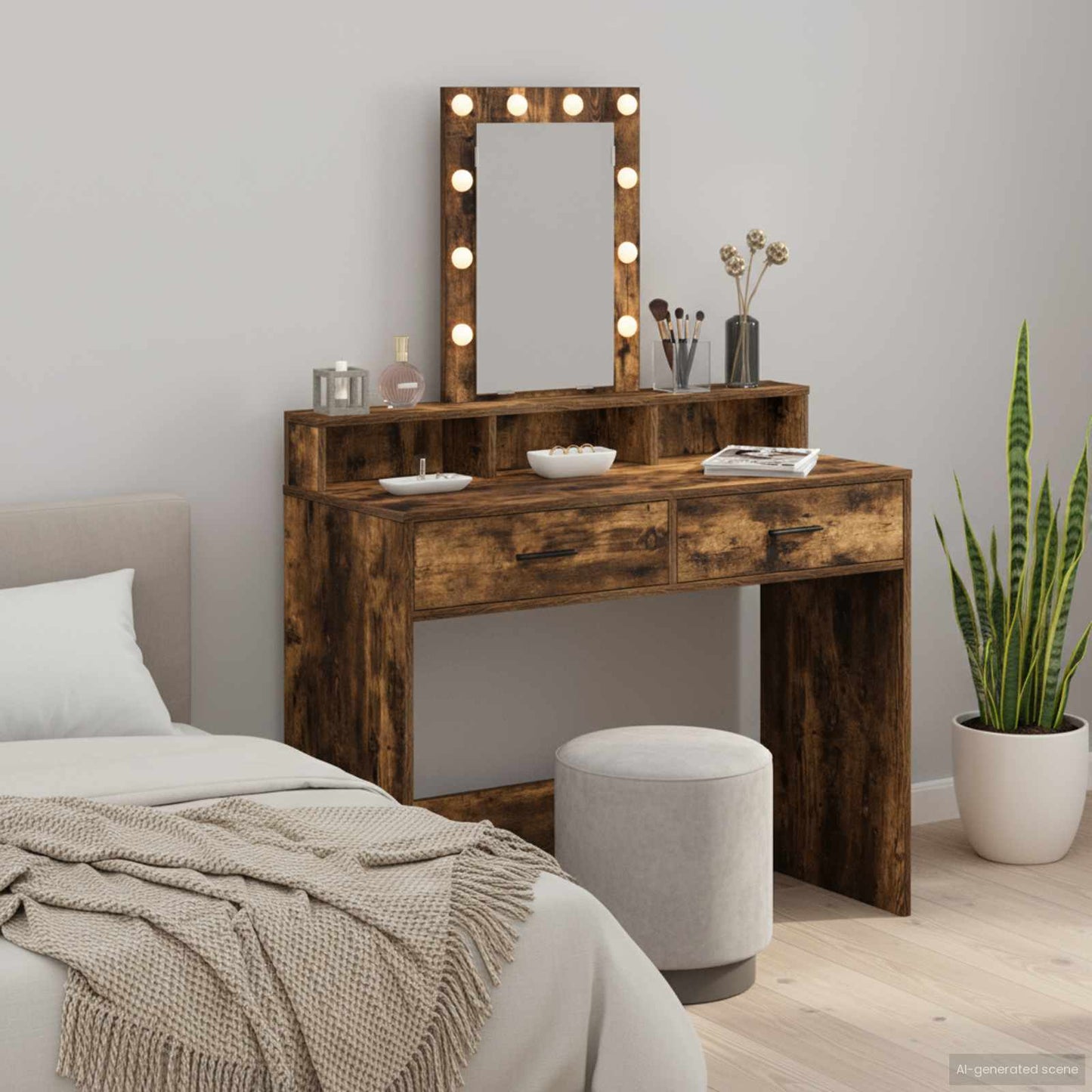 Klædeskab Brun 100 x 41 x 140 cm Konstrueret træ