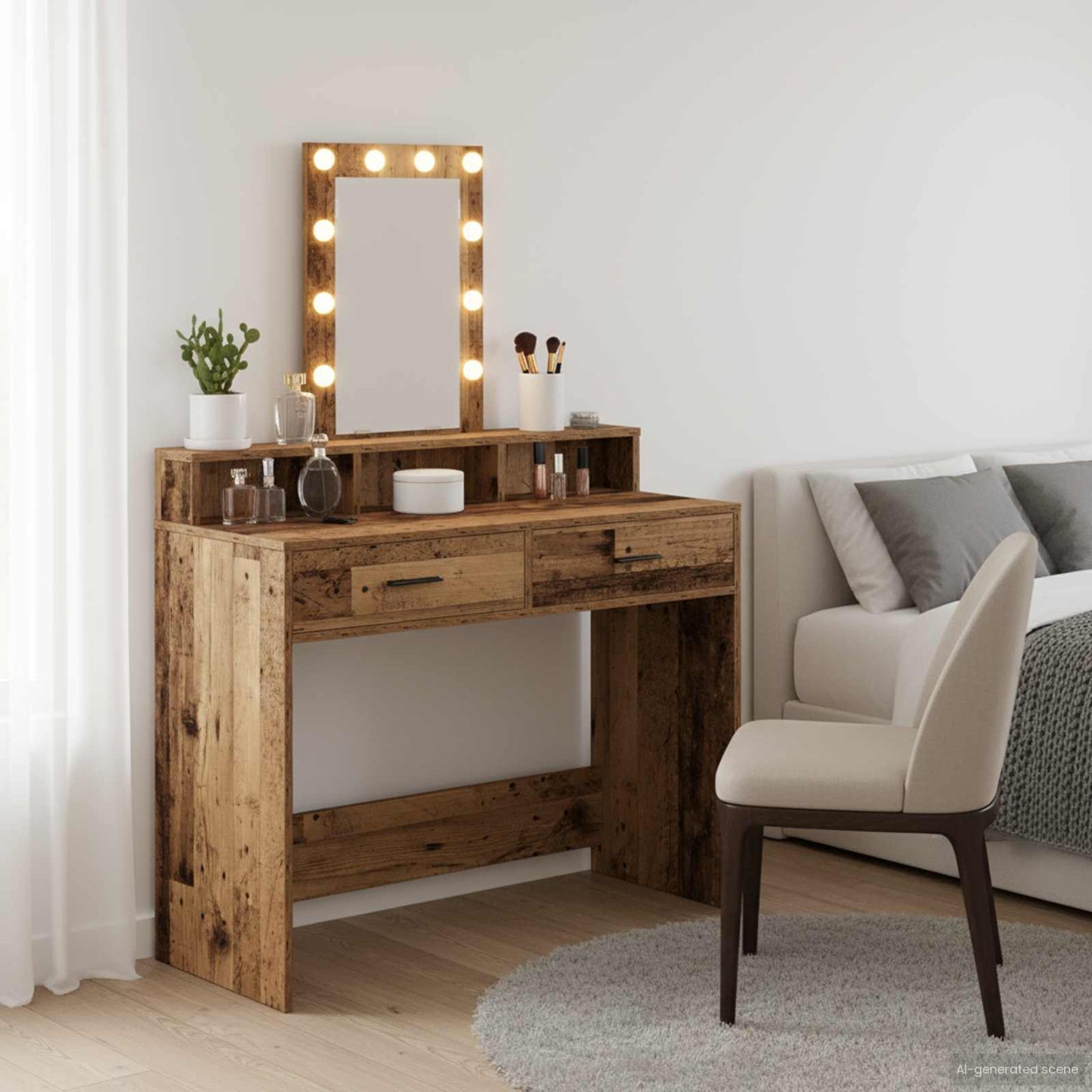 Klædeskab Brun 100 x 41 x 140 cm Konstrueret træ