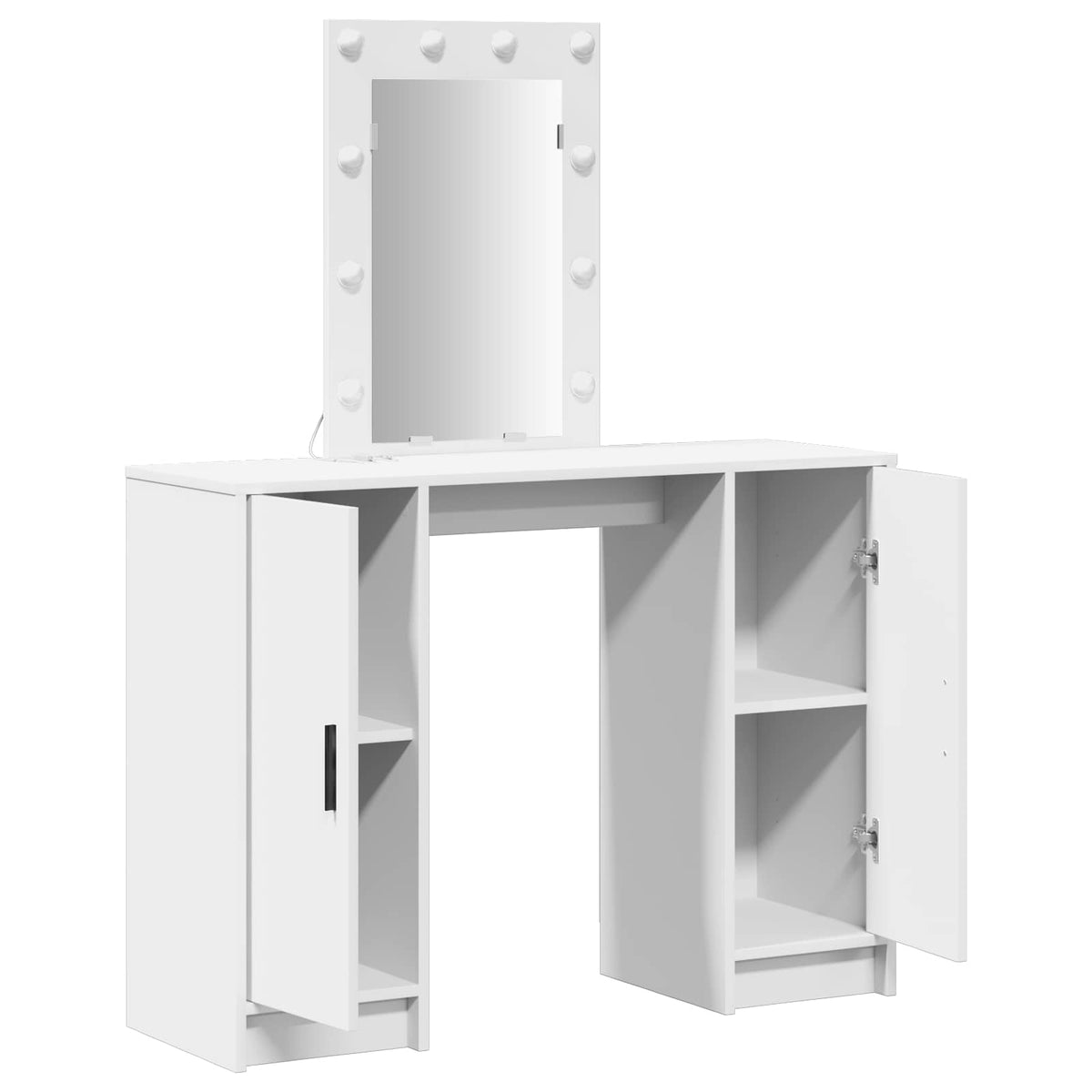 Klædeskab Hvid 102 x 33 x 135 cm Konstrueret træ