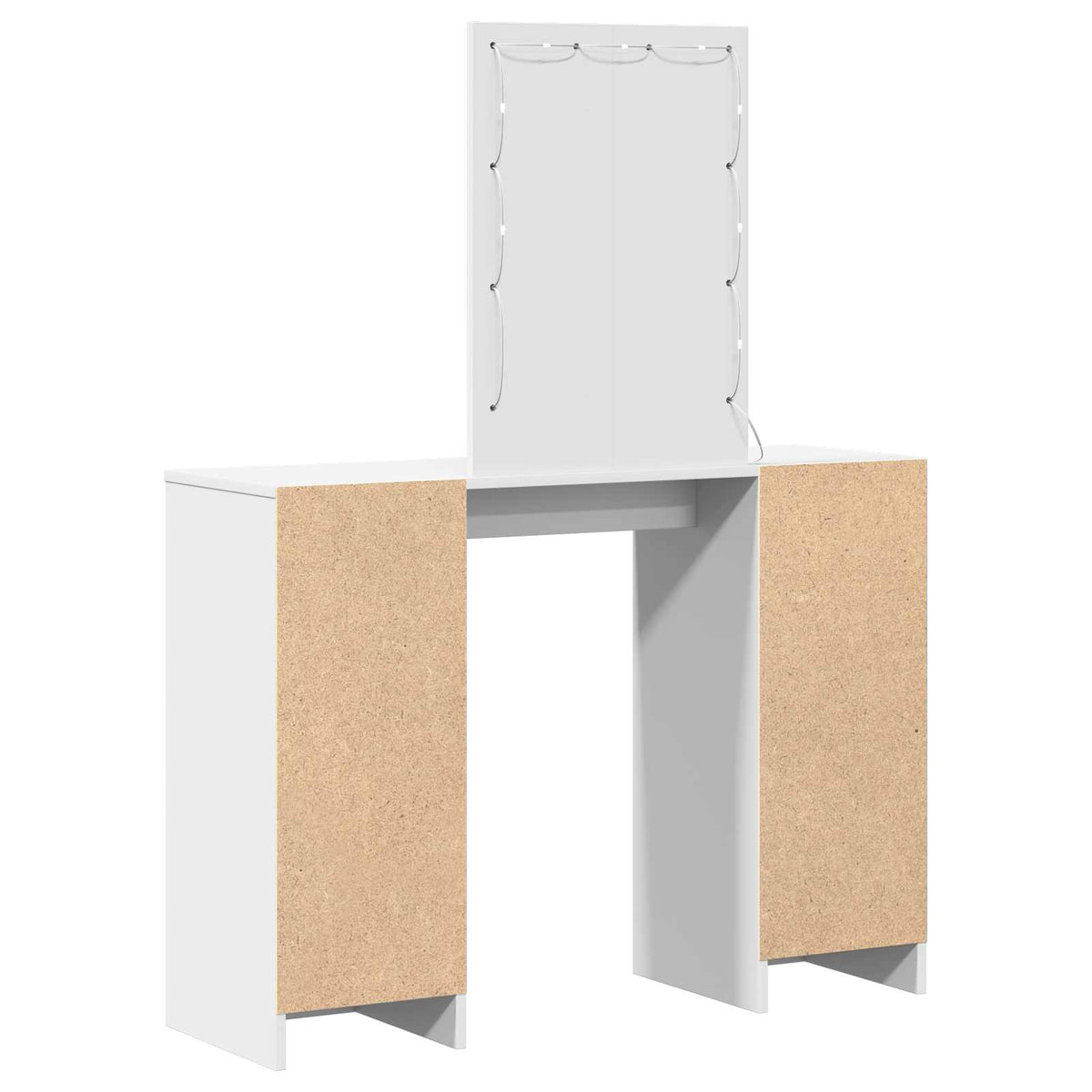 Klædeskab Hvid 102 x 33 x 135 cm Konstrueret træ