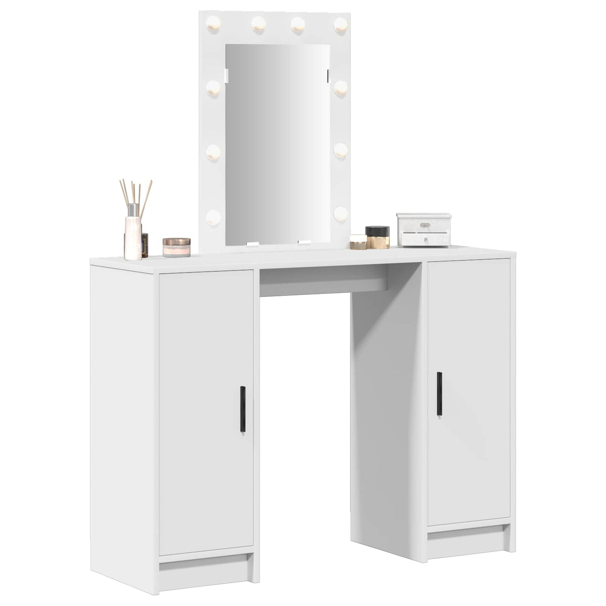 Klædeskab Hvid 102 x 33 x 135 cm Konstrueret træ