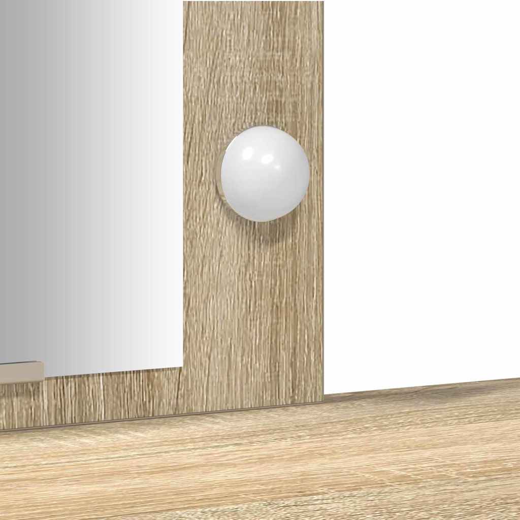 Klædeskab Brun 102 x 33 x 135 cm Konstrueret træ