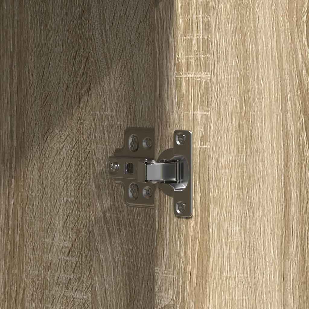 Klædeskab Brun 102 x 33 x 135 cm Konstrueret træ