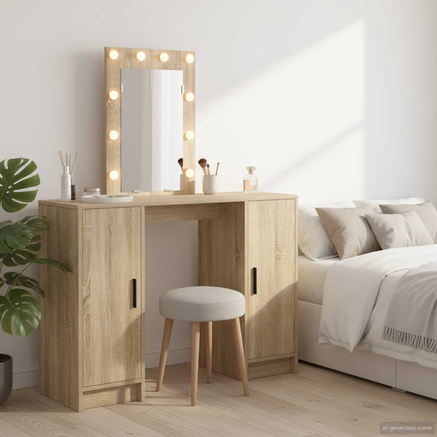 Klædeskab Brun 102 x 33 x 135 cm Konstrueret træ