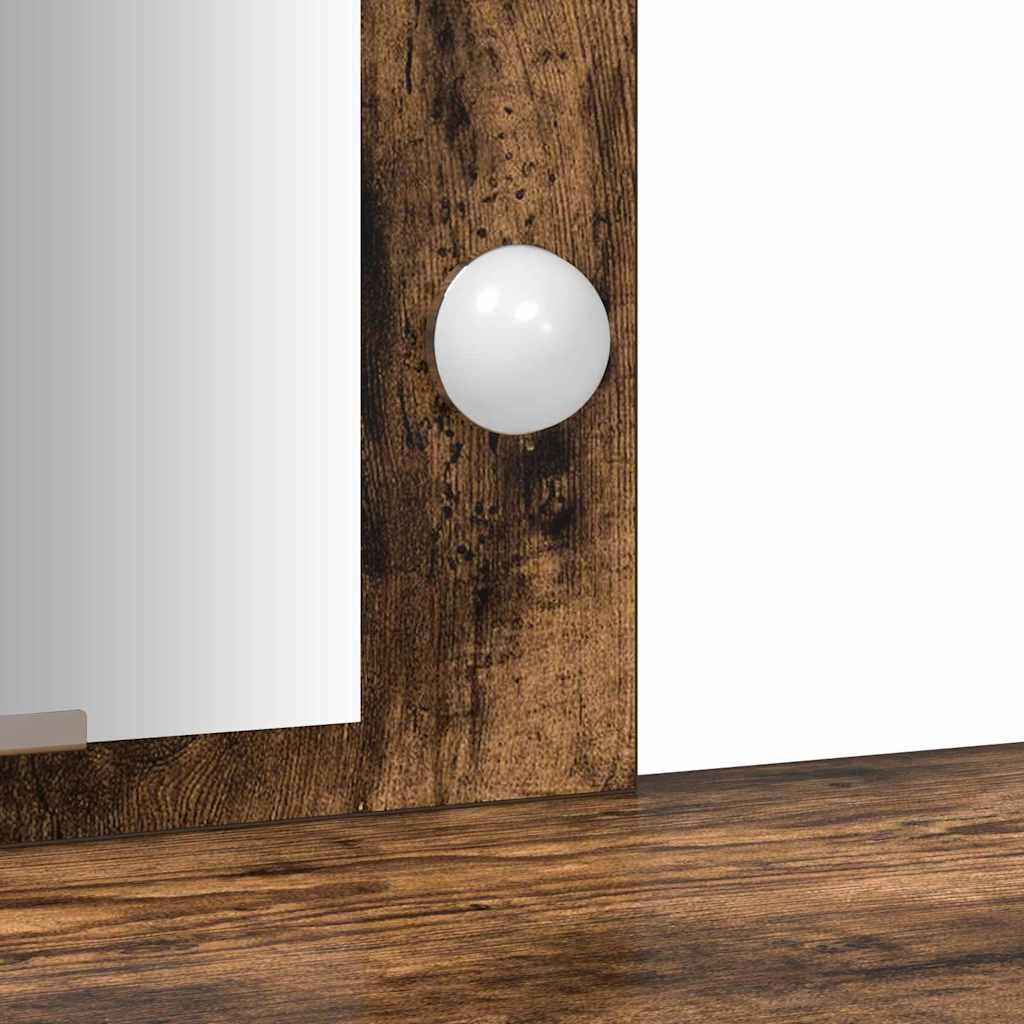 Klædeskab Brun 102 x 33 x 135 cm Konstrueret træ