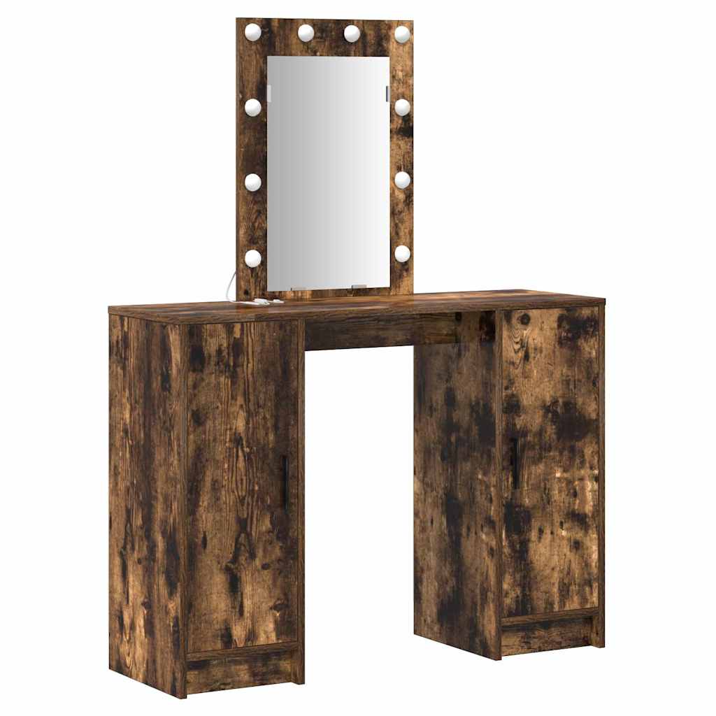 Klædeskab Brun 102 x 33 x 135 cm Konstrueret træ