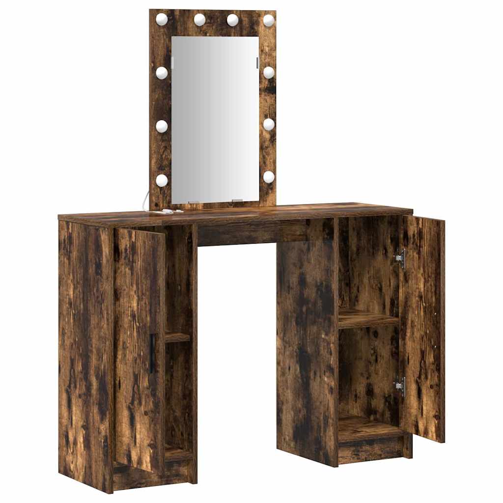 Klædeskab Brun 102 x 33 x 135 cm Konstrueret træ