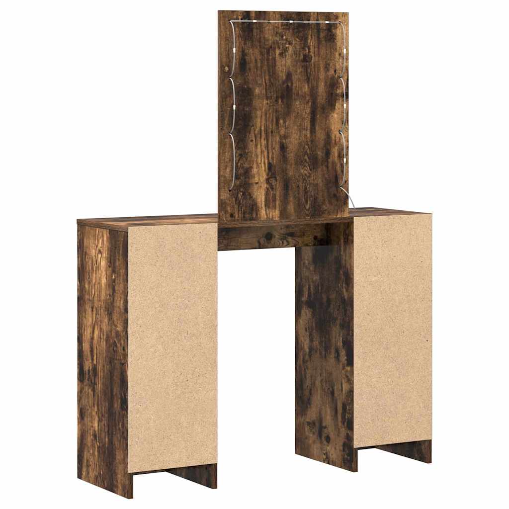 Klædeskab Brun 102 x 33 x 135 cm Konstrueret træ