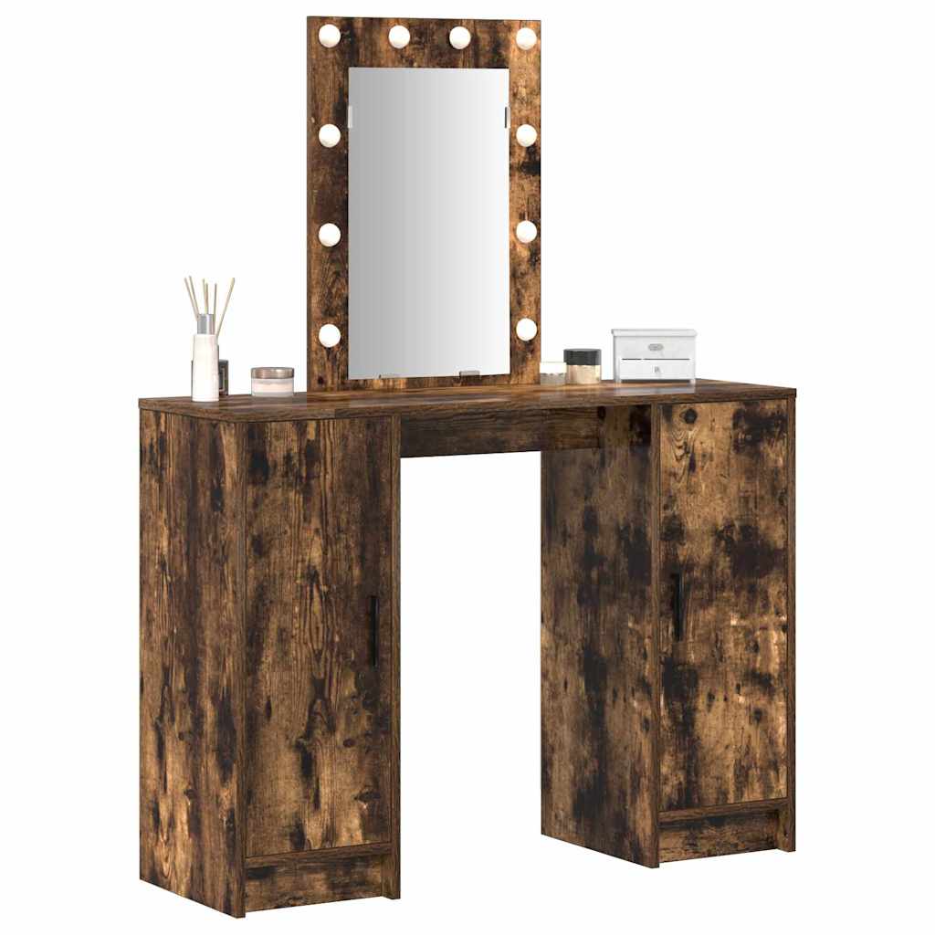 Klædeskab Brun 102 x 33 x 135 cm Konstrueret træ