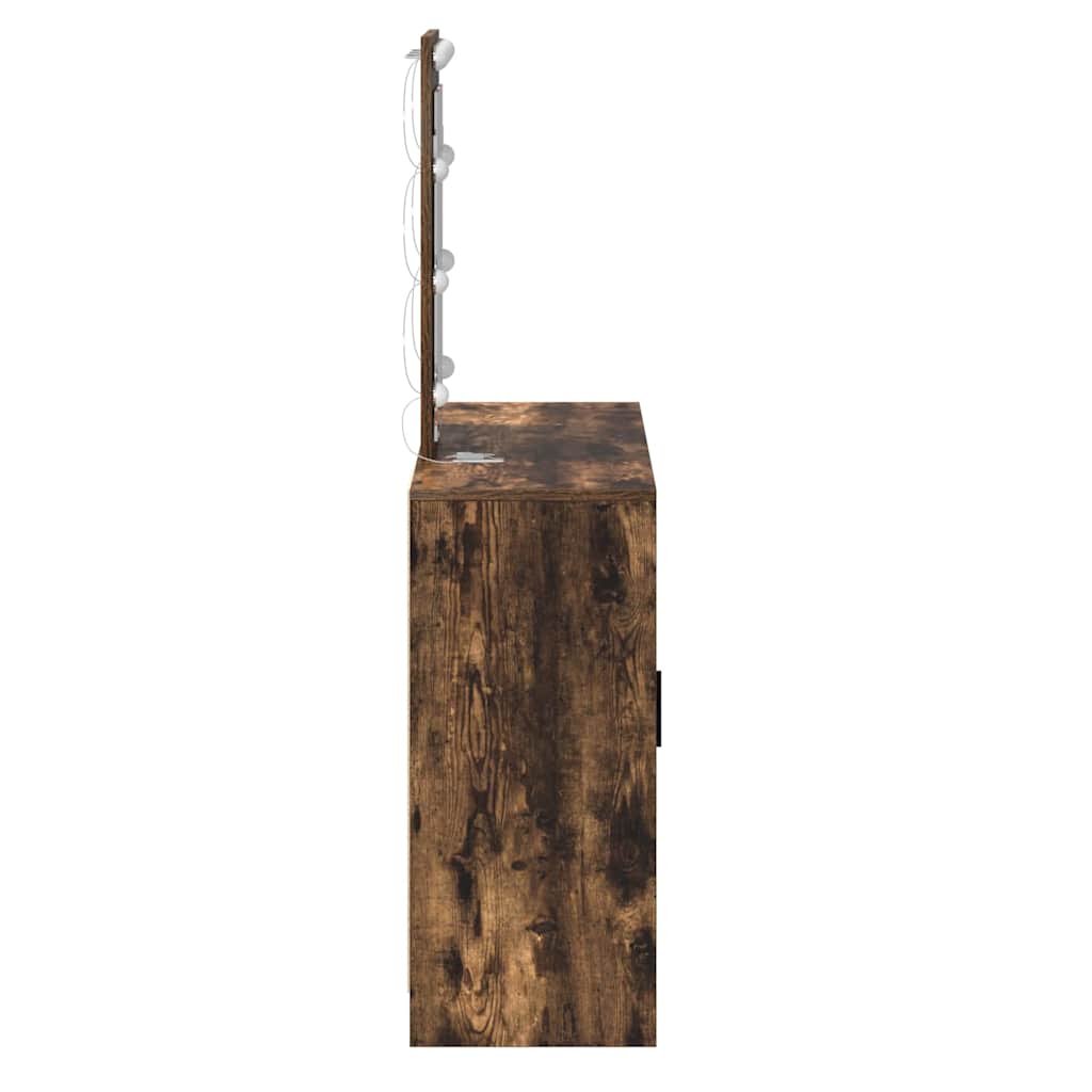 Klædeskab Brun 102 x 33 x 135 cm Konstrueret træ
