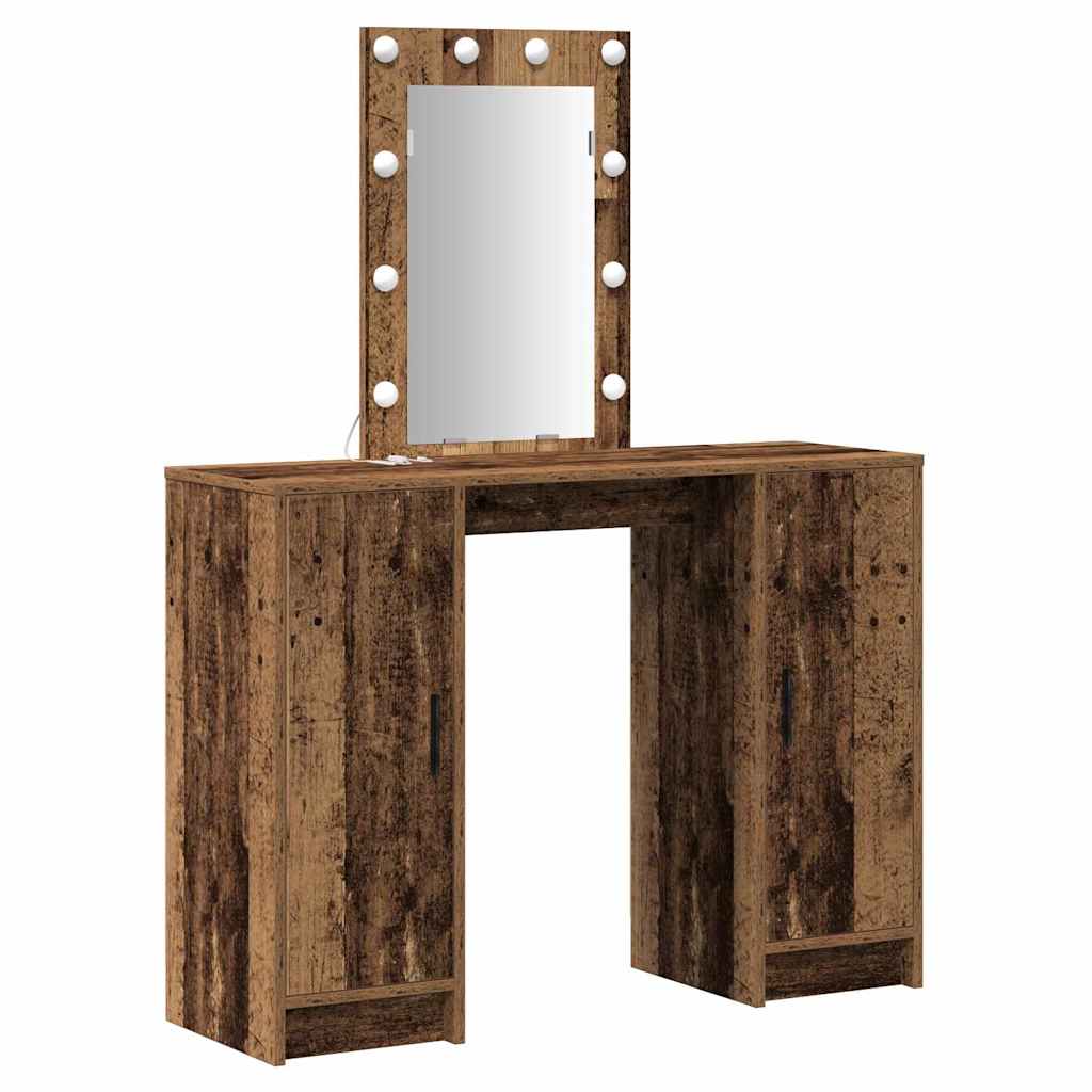 Klædeskab Brun 102 x 33 x 135 cm Konstrueret træ