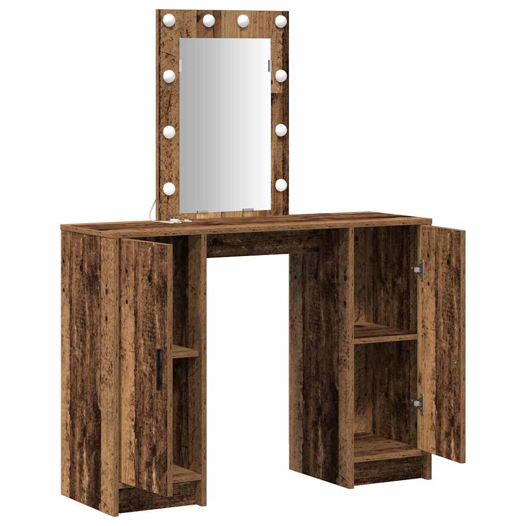 Klædeskab Brun 102 x 33 x 135 cm Konstrueret træ