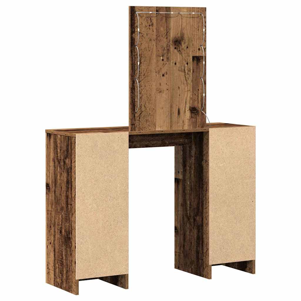 Klædeskab Brun 102 x 33 x 135 cm Konstrueret træ