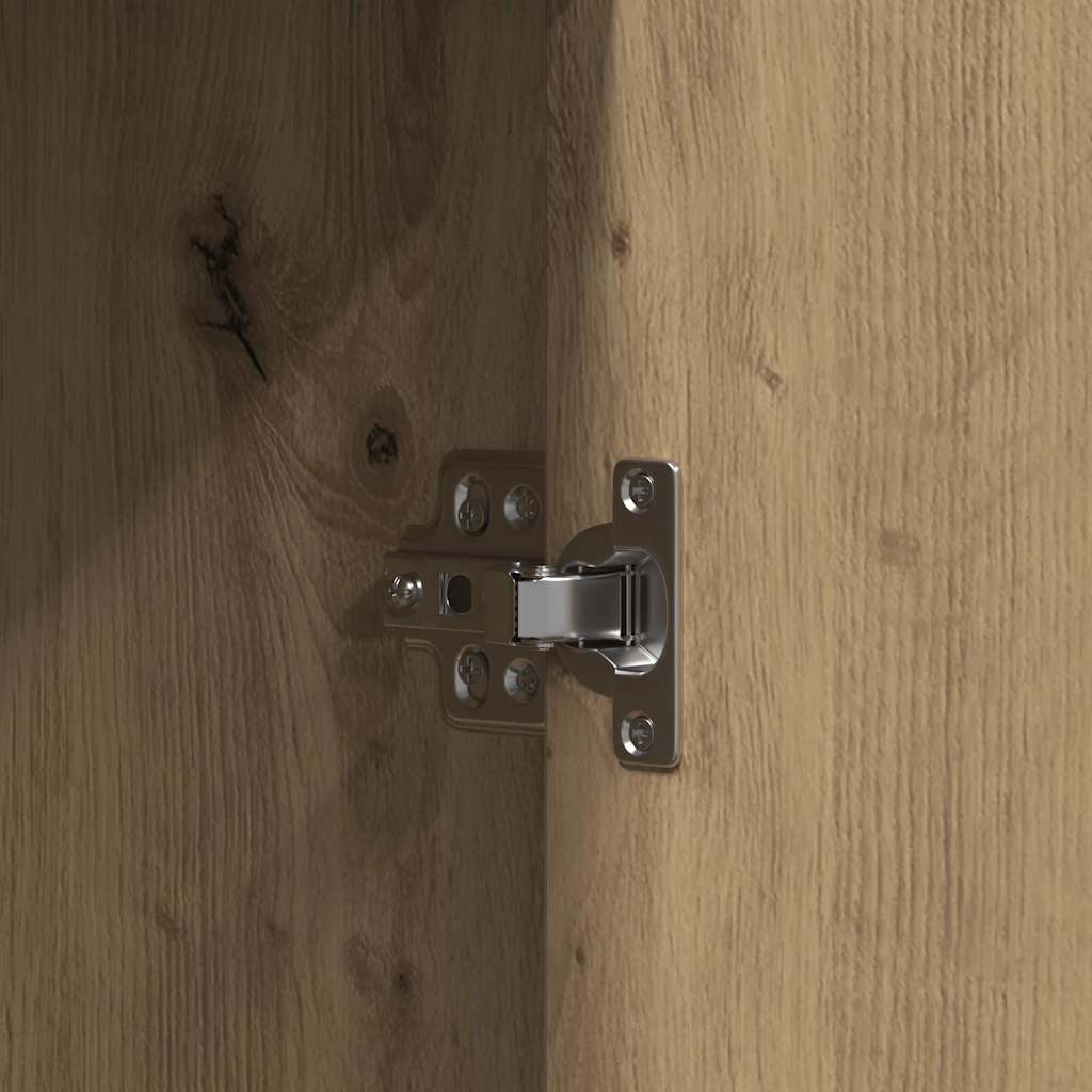 Klædeskab Brun 102 x 33 x 135 cm Konstrueret træ