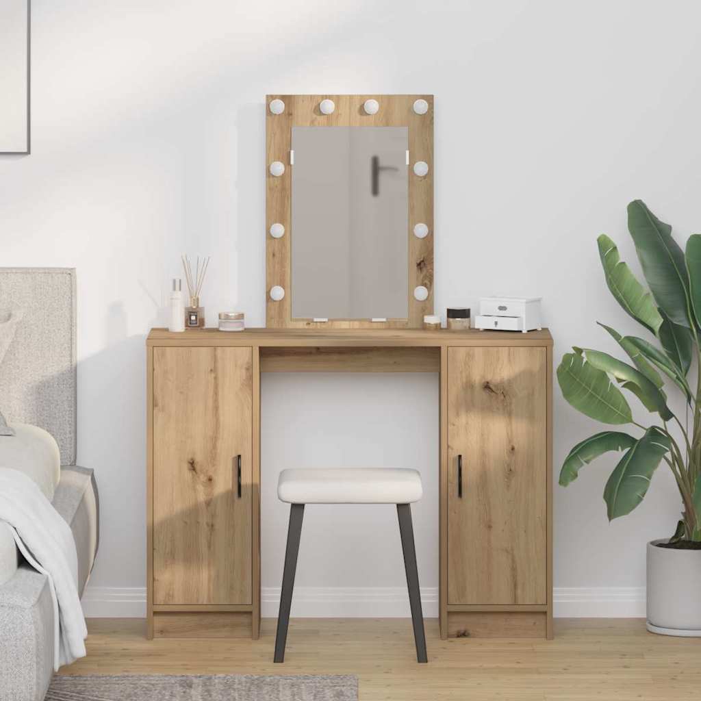 Klædeskab Brun 102 x 33 x 135 cm Konstrueret træ