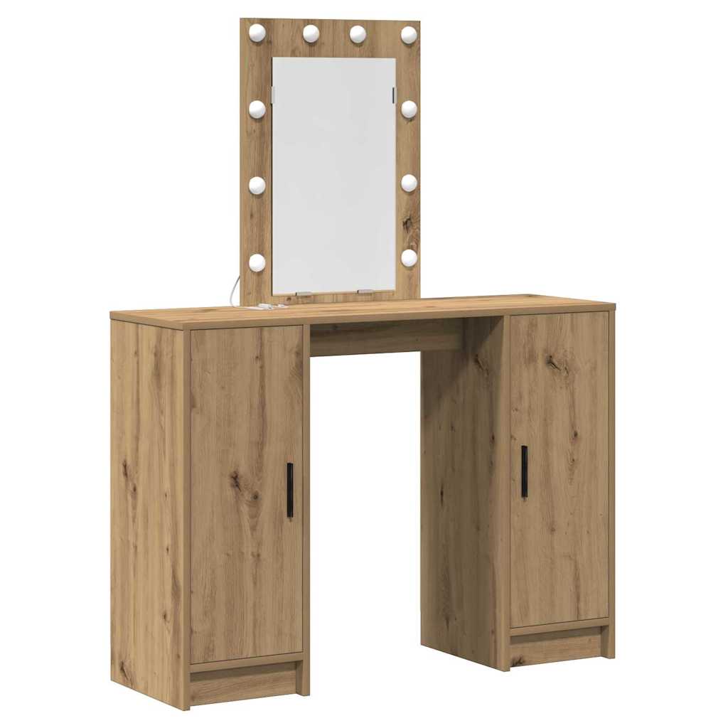 Klædeskab Brun 102 x 33 x 135 cm Konstrueret træ
